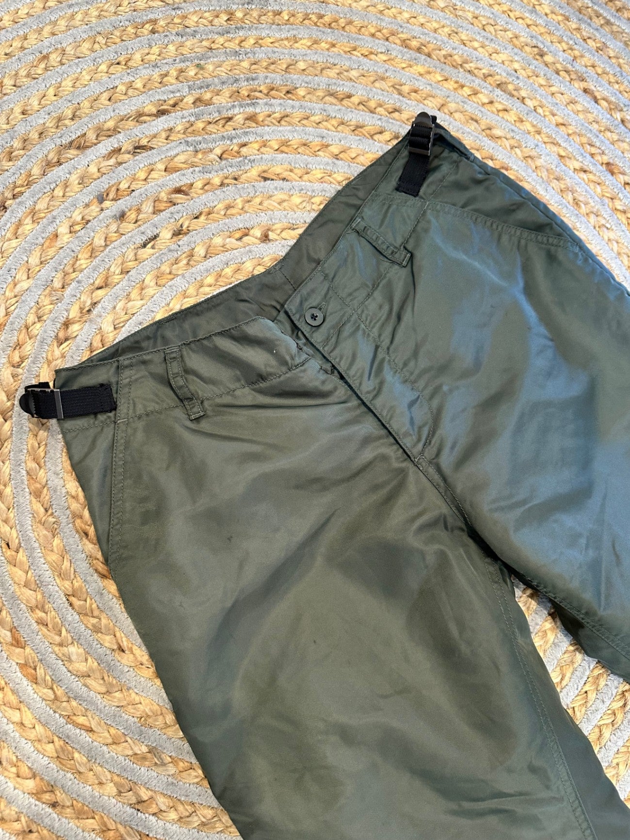 Lee Denim - Rave Pants - Small / Medium - Olive Green
