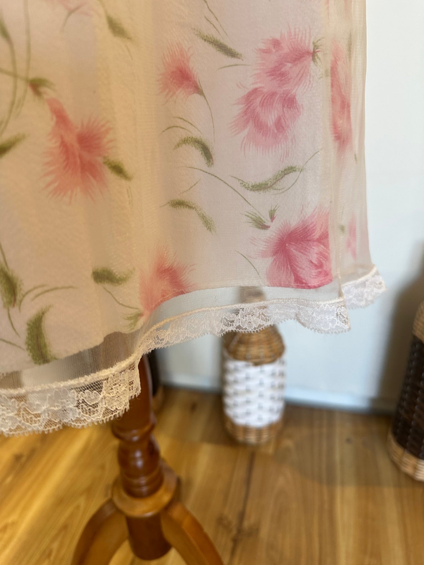 Vintage - St Mark's Dress - Medium - Pink + White