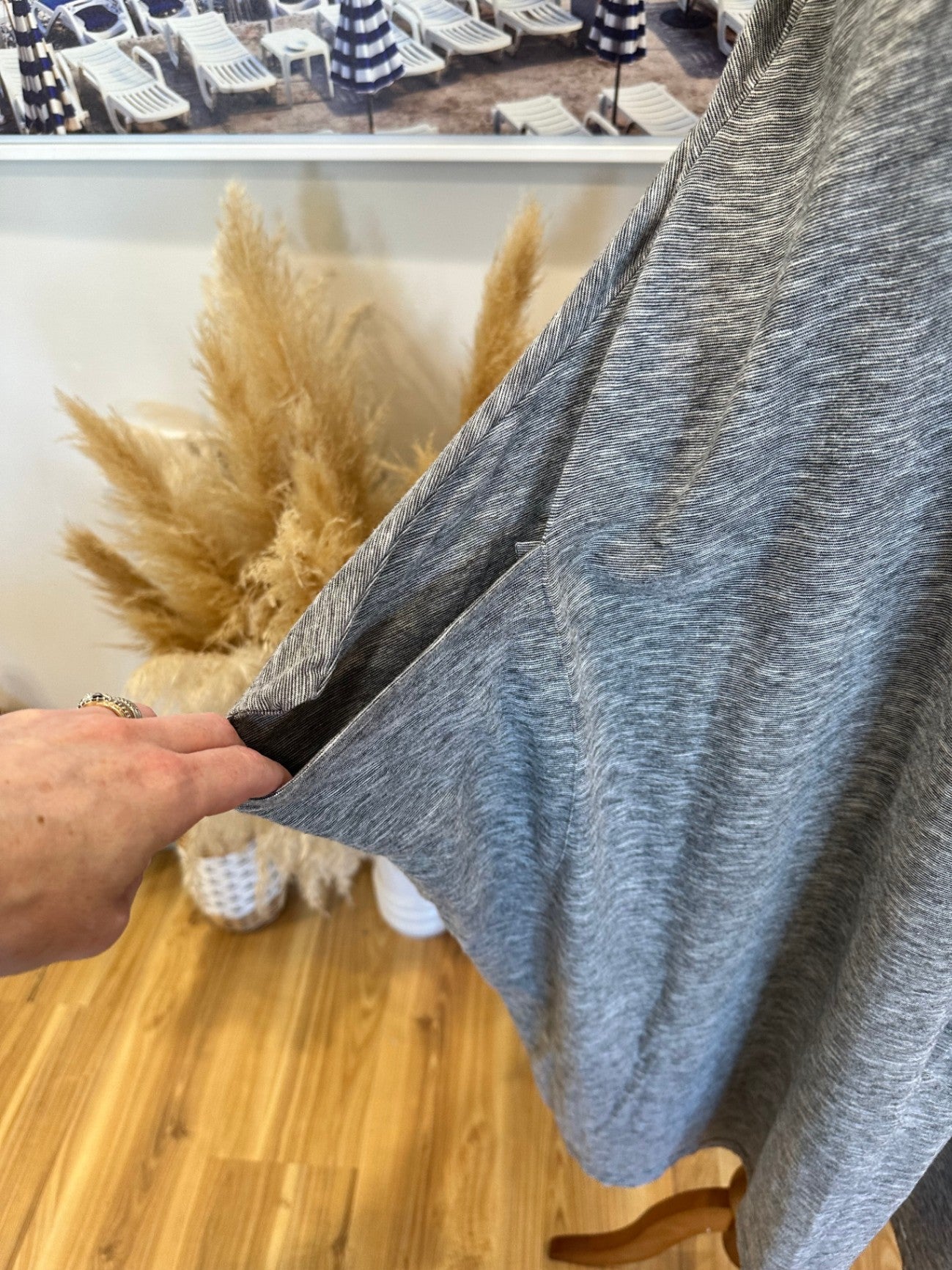 Donna Marie - Grey Marle Dress - Extra Large