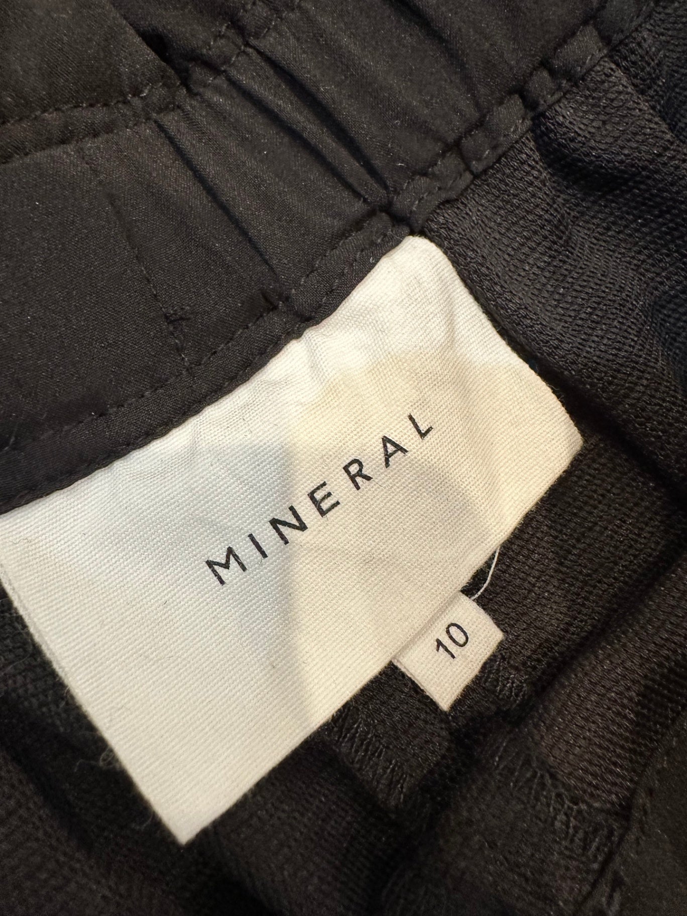 Mineral - Wide leg pants - Size 10 - Black