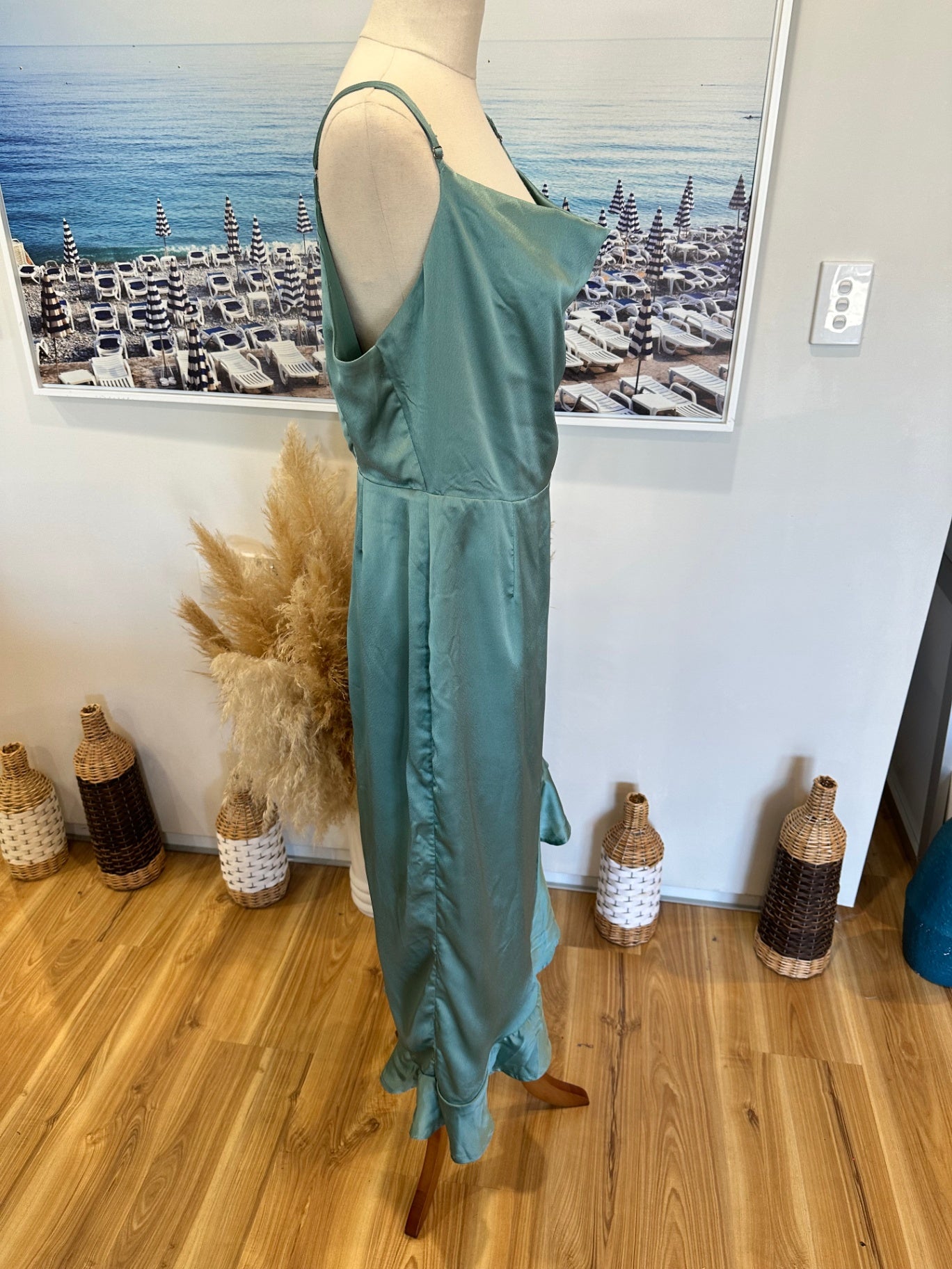 [NEW] Missguided Dress - Size 14 - Green - RRP $45.00