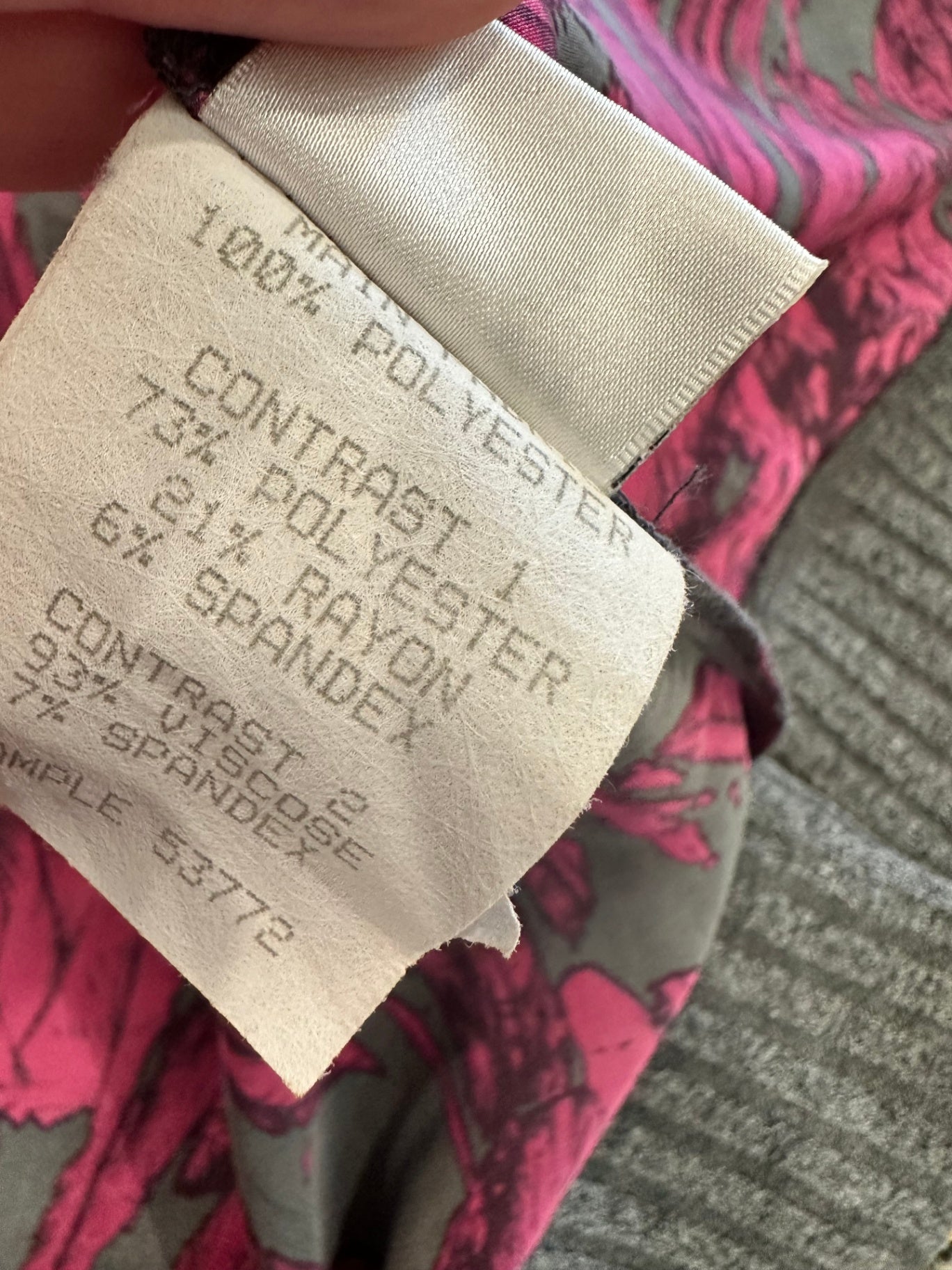 Mosaic - Made in New Zealand - Cardigan - Medium - Grey and Pink