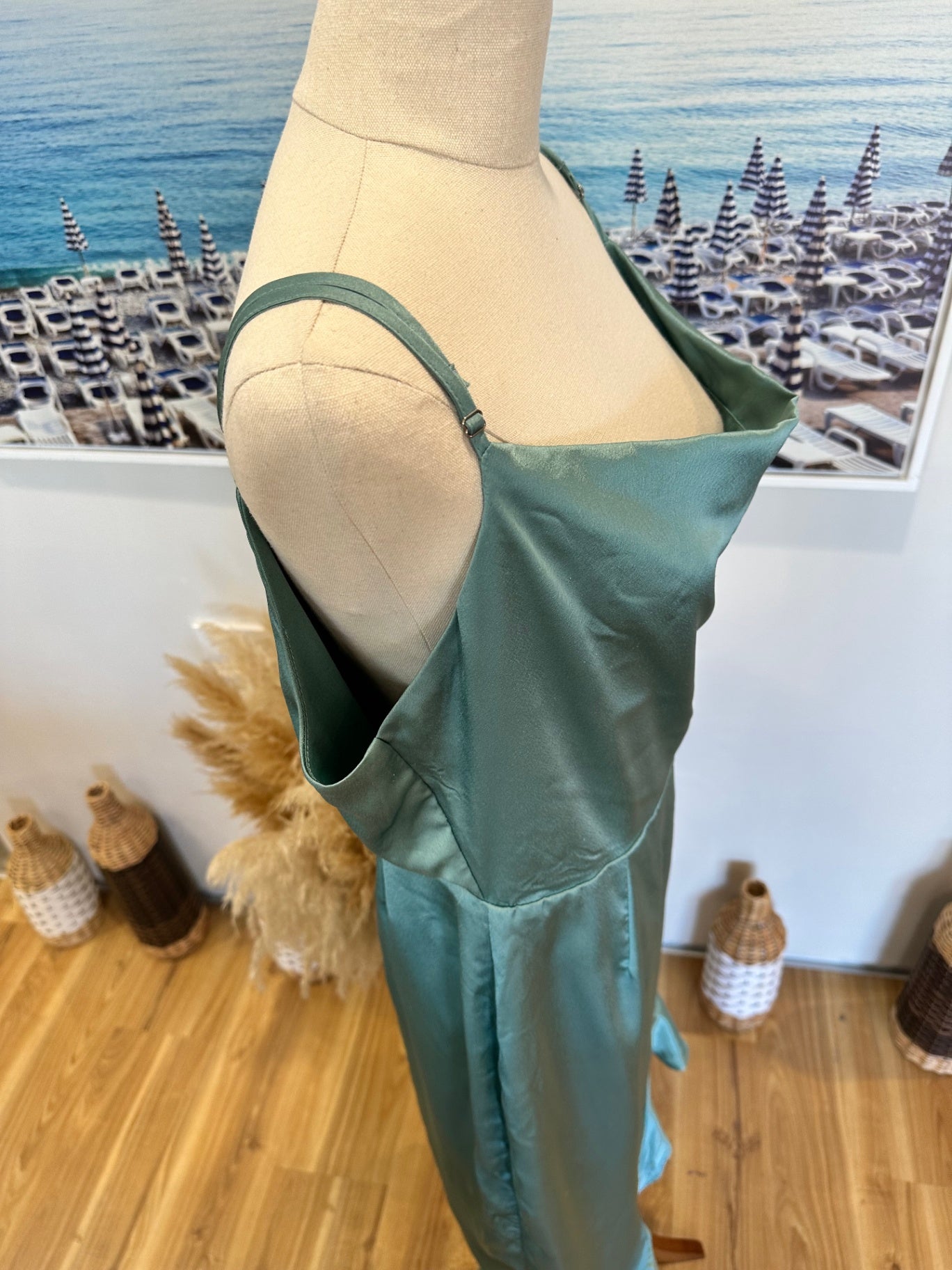 [NEW] Missguided Dress - Size 14 - Green - RRP $45.00