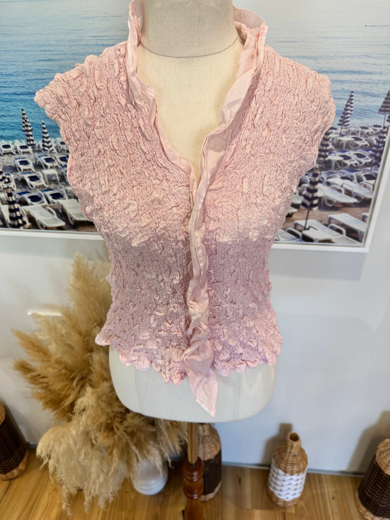 Annah Stretton - Crop Top - One Size - Pink