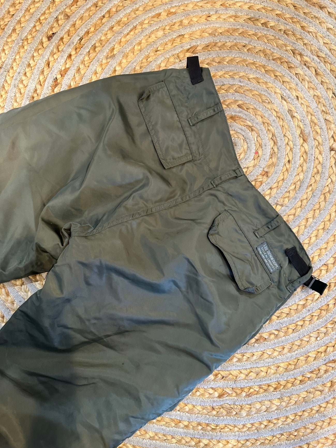 Lee Denim - Rave Pants - Small / Medium - Olive Green