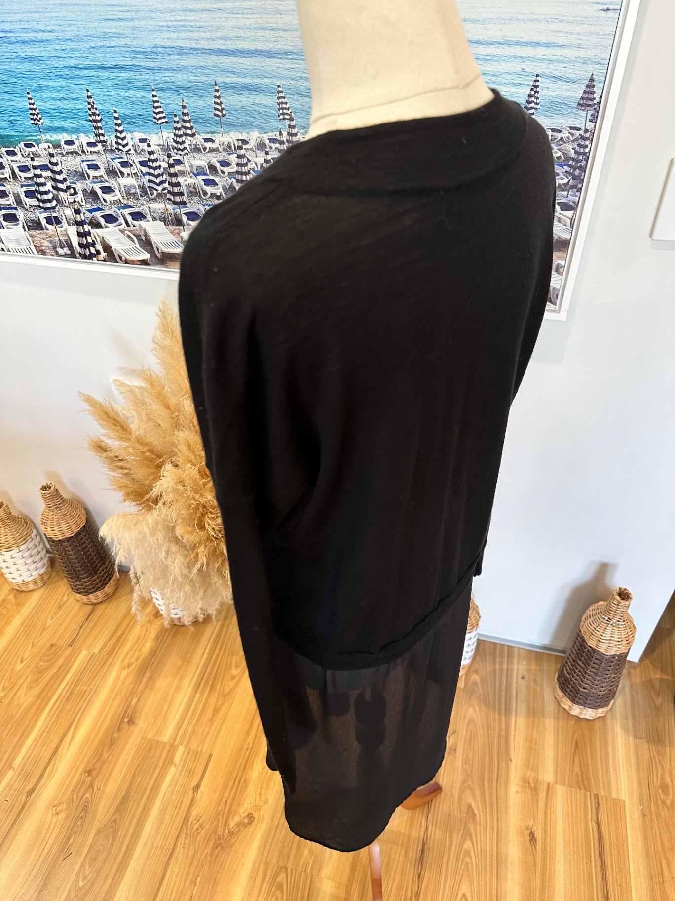 Stevie Nicks Inspired Black Jumper - Small / Medium - Black