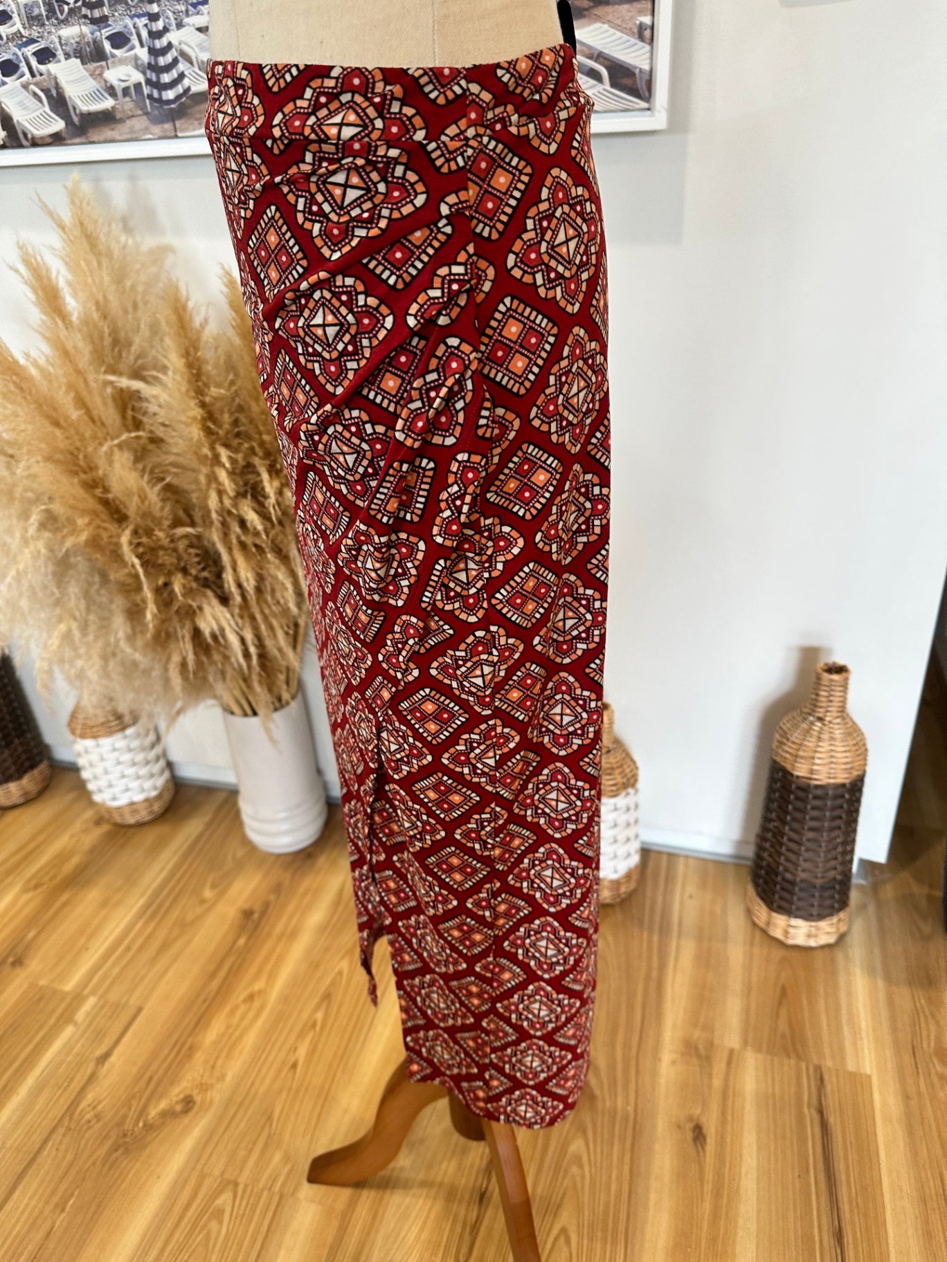 [SALE] Tigerlily Bohemian Lightweight Red Skirt Women’s Festival Style Size 12