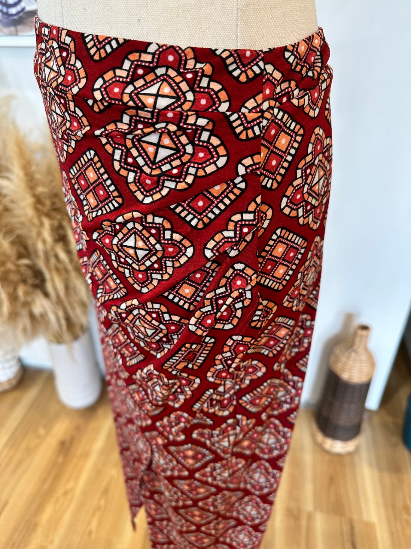 [SALE] Tigerlily Bohemian Lightweight Red Skirt Women’s Festival Style Size 12