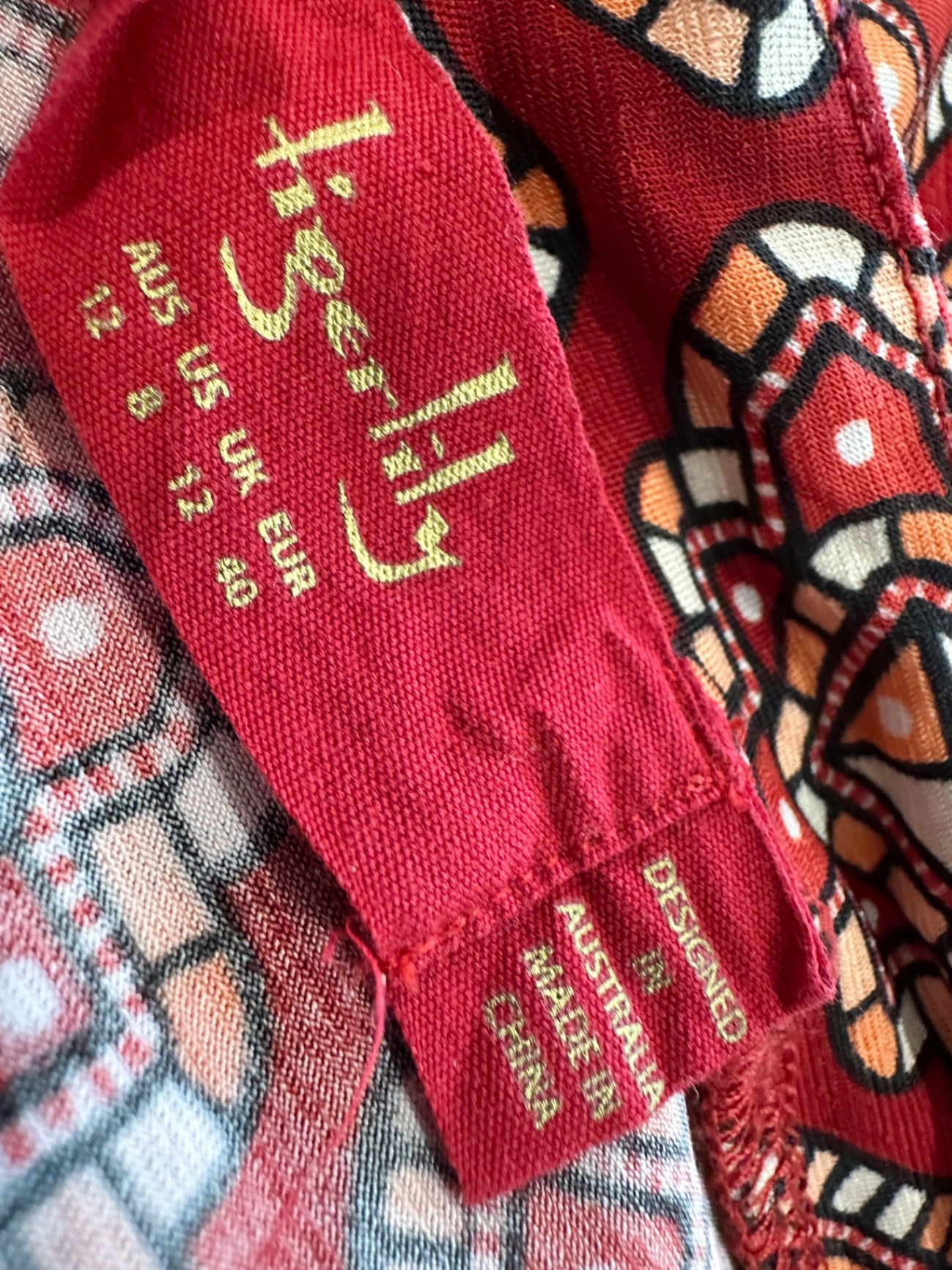 [SALE] Tigerlily Bohemian Lightweight Red Skirt Women’s Festival Style Size 12