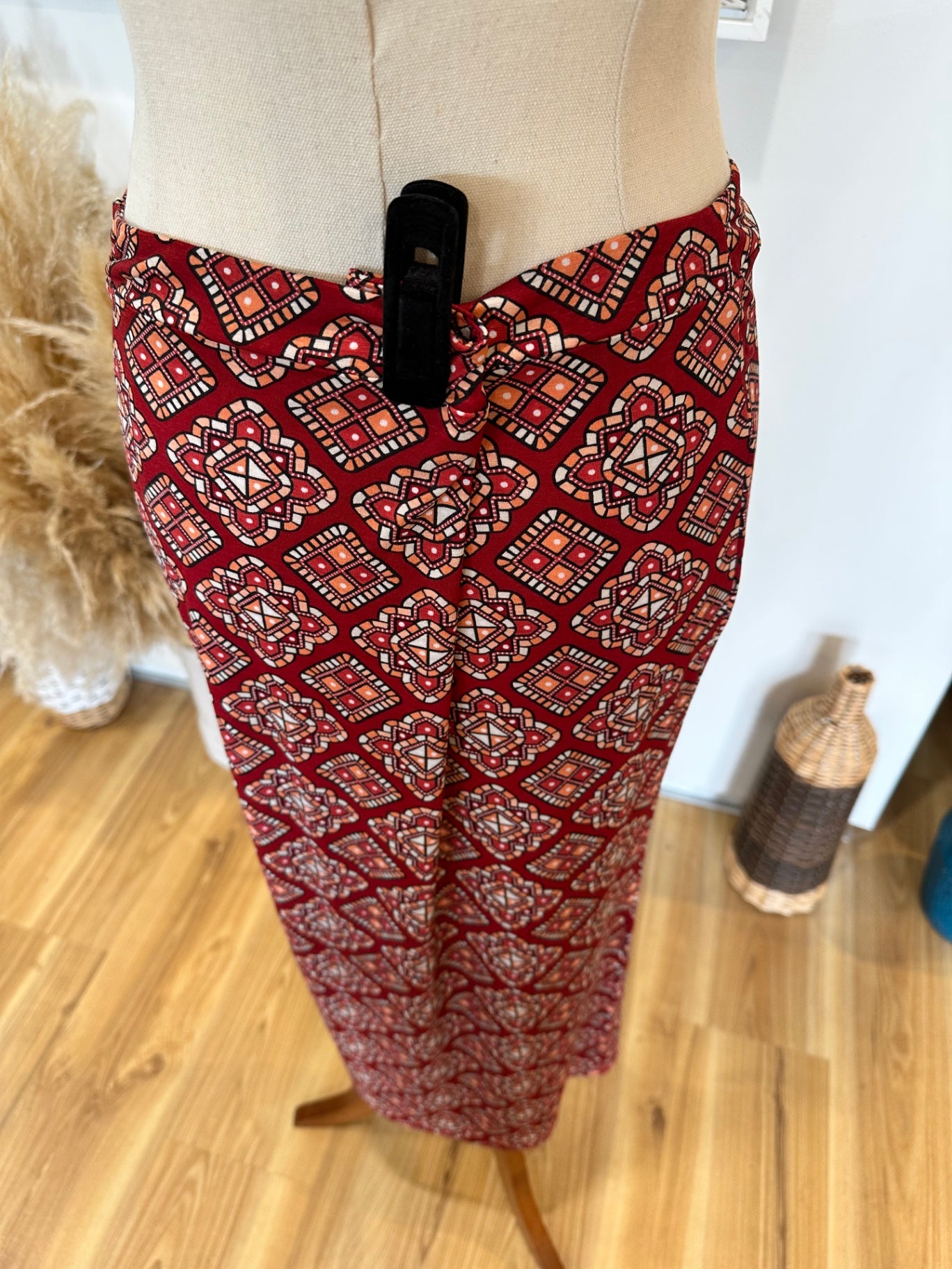 [SALE] Tigerlily Bohemian Lightweight Red Skirt Women’s Festival Style Size 12