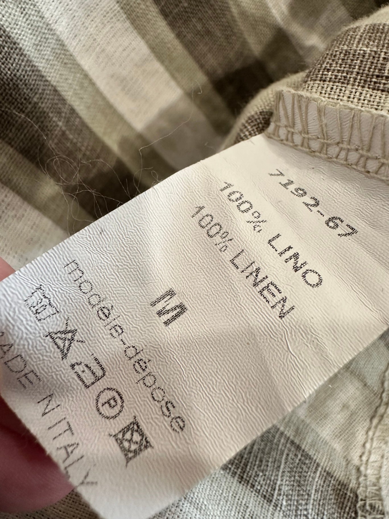 [SALE] Talia Benson 100% Linen Dress Medium Beige Brown Lightweight Summer