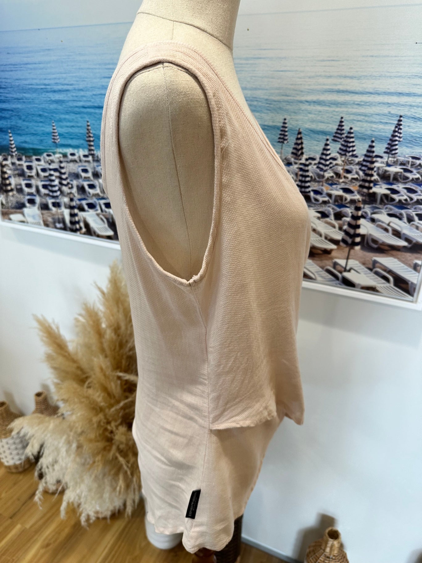 [SALE] Emporio Armani Pink Swimwear Top Medium Designer Beachwear Bikini