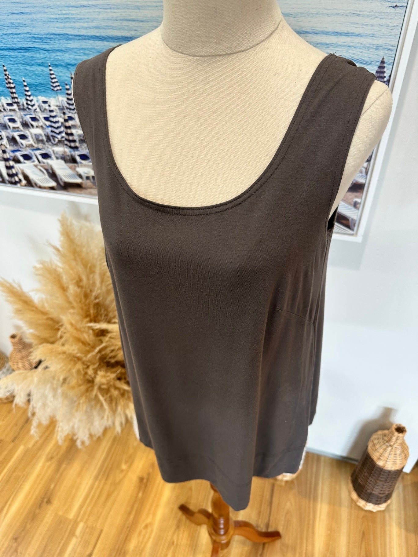 [SALE] Paula Ryan Brown Top Designer Casual Comfortable Everyday Wear Medium