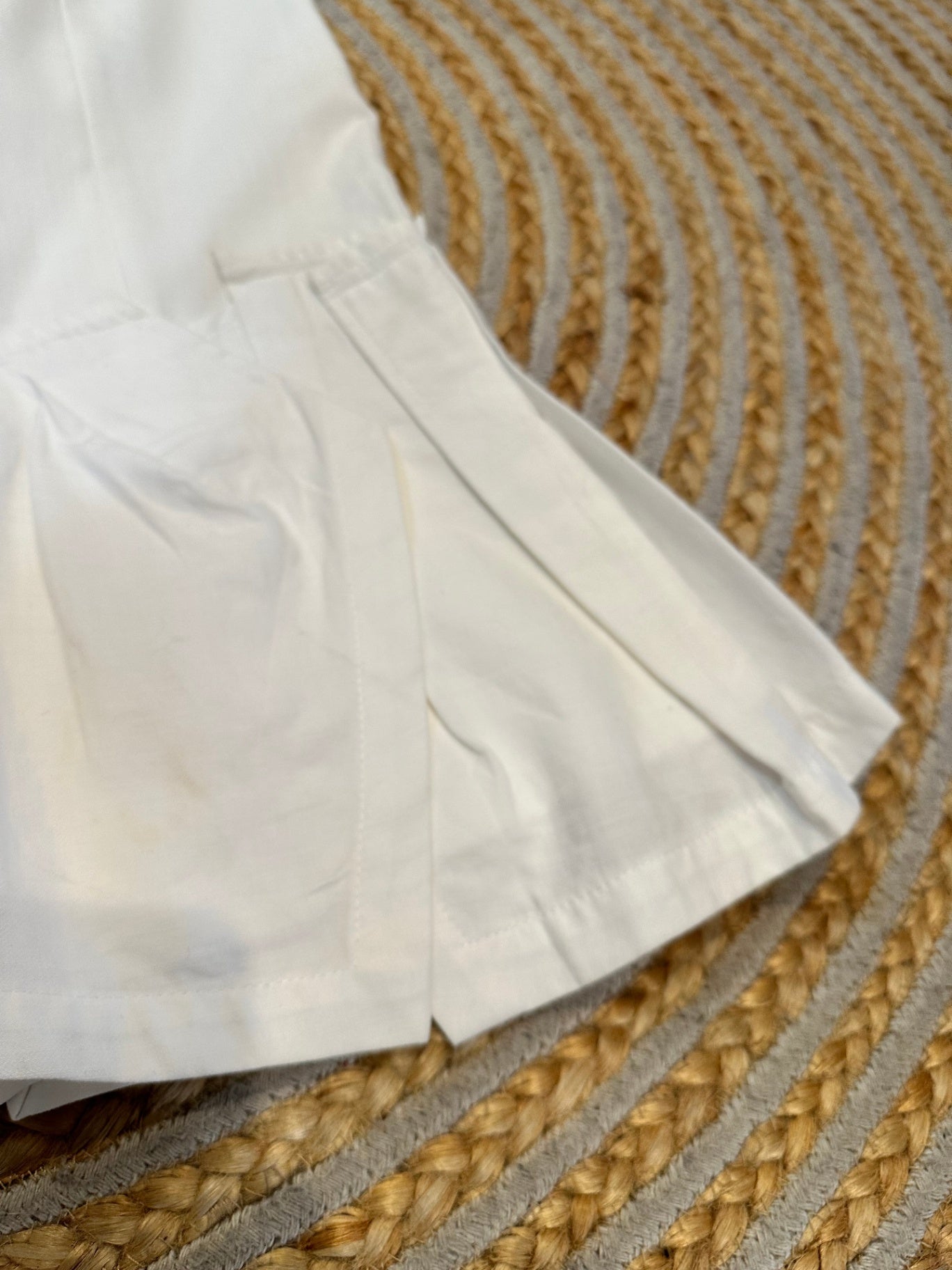 [SALE] Jane Daniels White Skirt 100% Cotton Classic Clean Summer Style Size 10