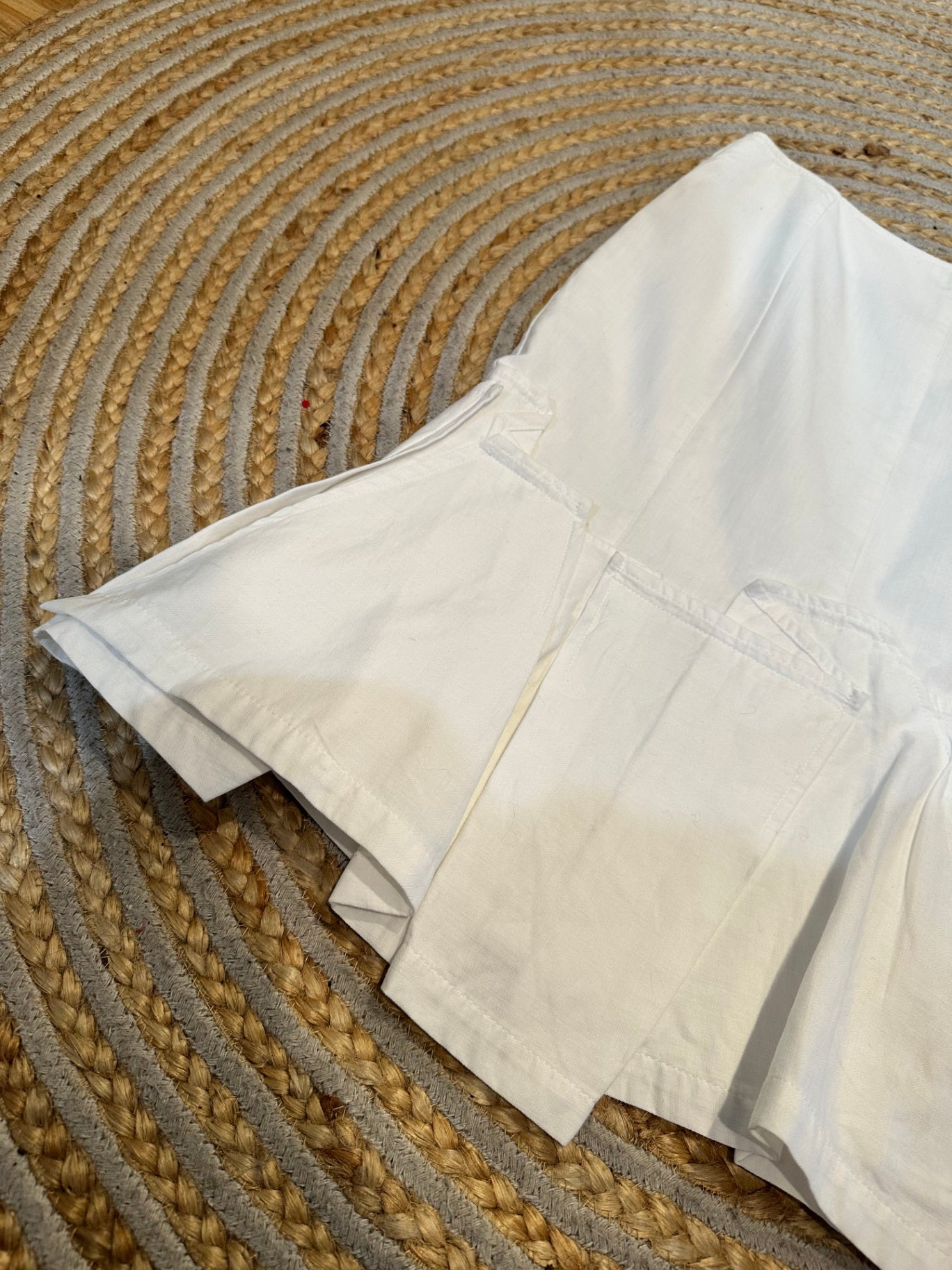 [SALE] Jane Daniels White Skirt 100% Cotton Classic Clean Summer Style Size 10