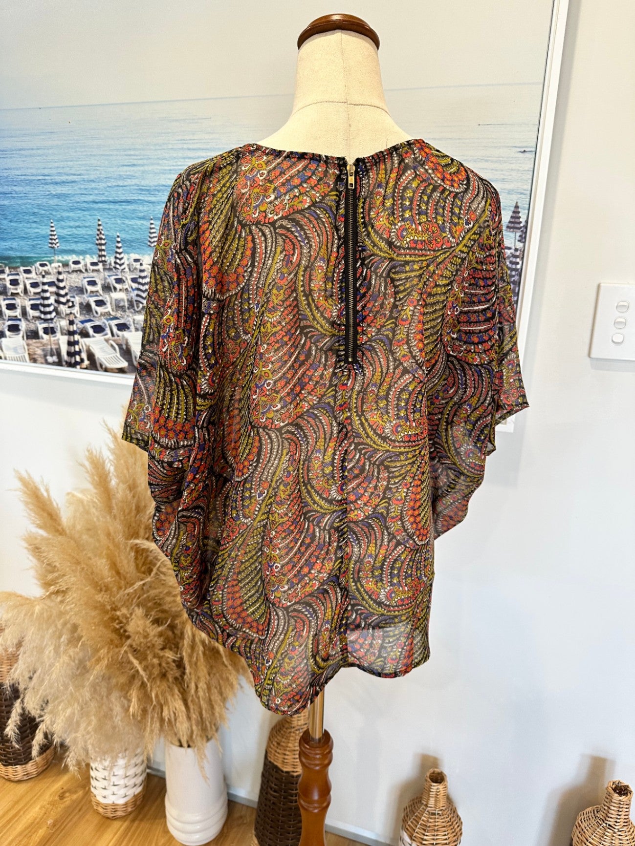 [SALE] Bohemian Top - Medium - Paisley Print