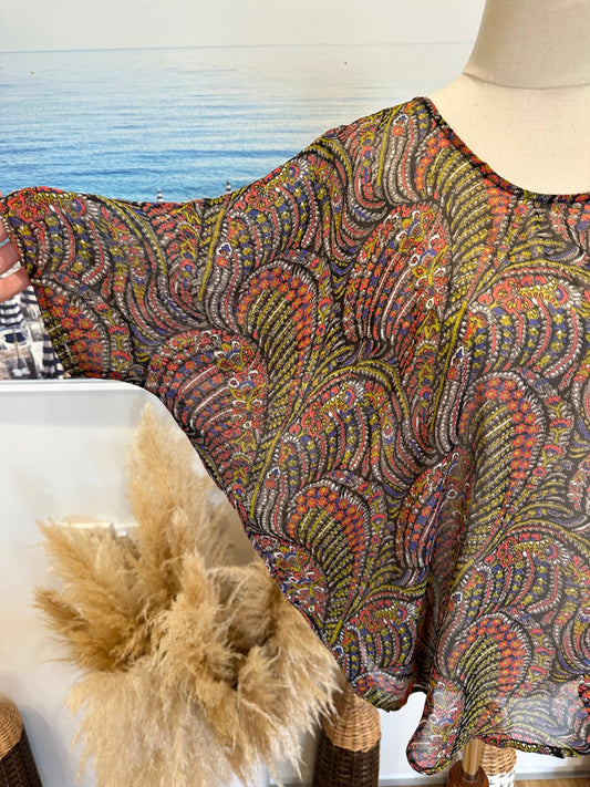 [SALE] Bohemian Top - Medium - Paisley Print