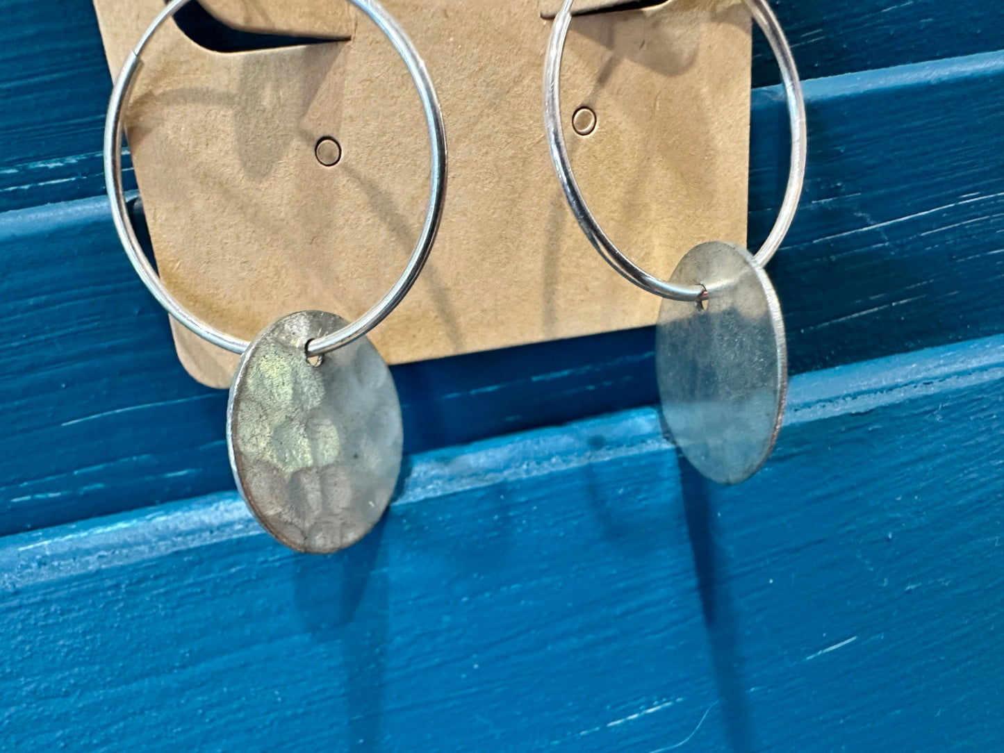 [SALE] Silver Disc Earrings Women Elegant Stylish Jewelry