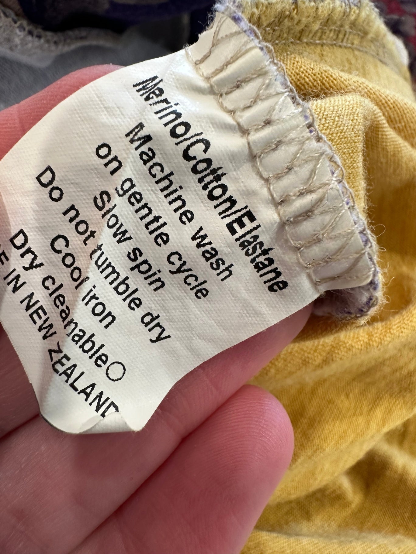 [SALE] Badger-Hill - Merino / Cotton Top - Size 10 - Purple / Mustard
