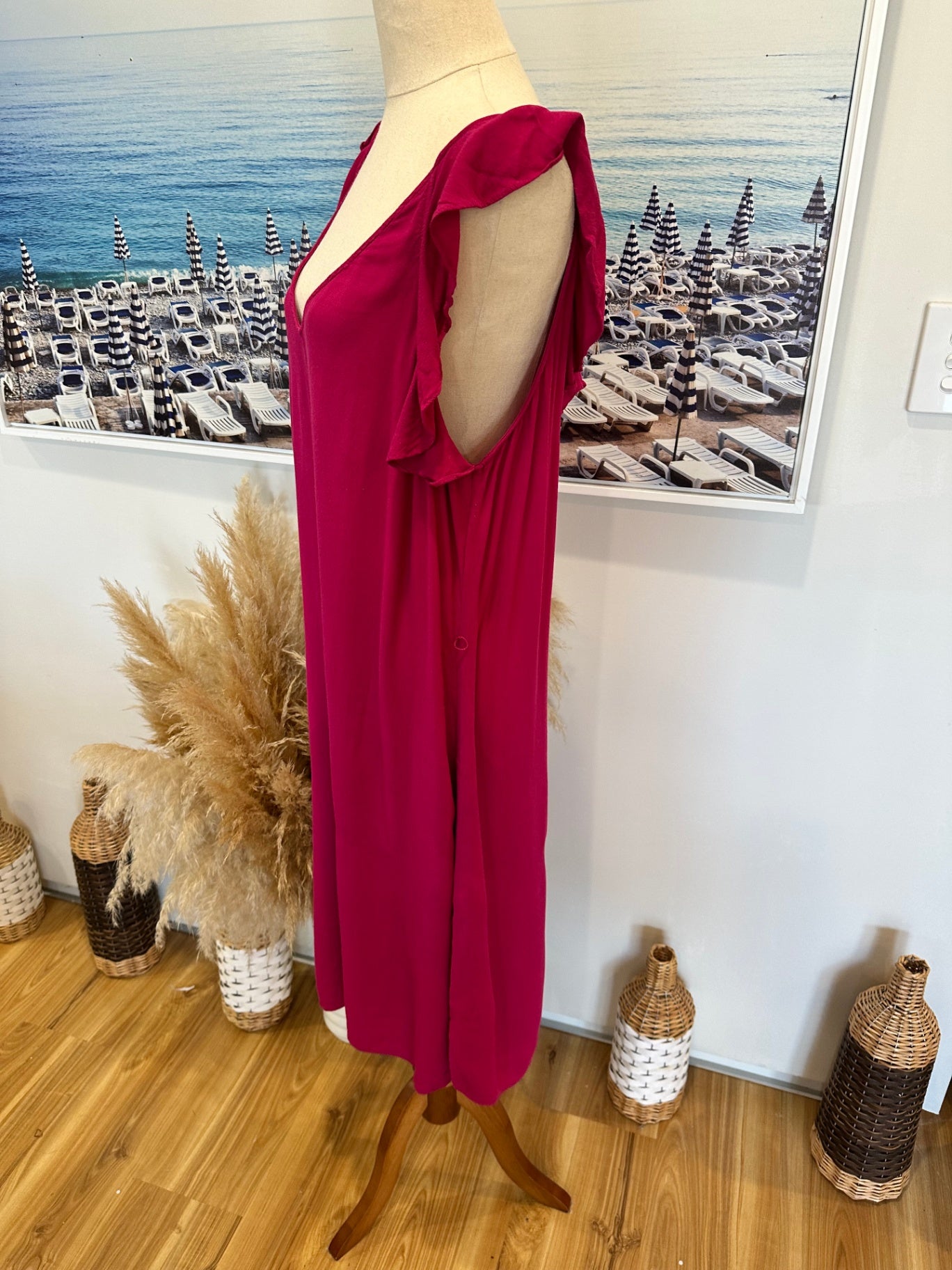 [SALE] Max Fuchsia Pink Dress Women Elegant Stylish Party Evening Wear Size 12