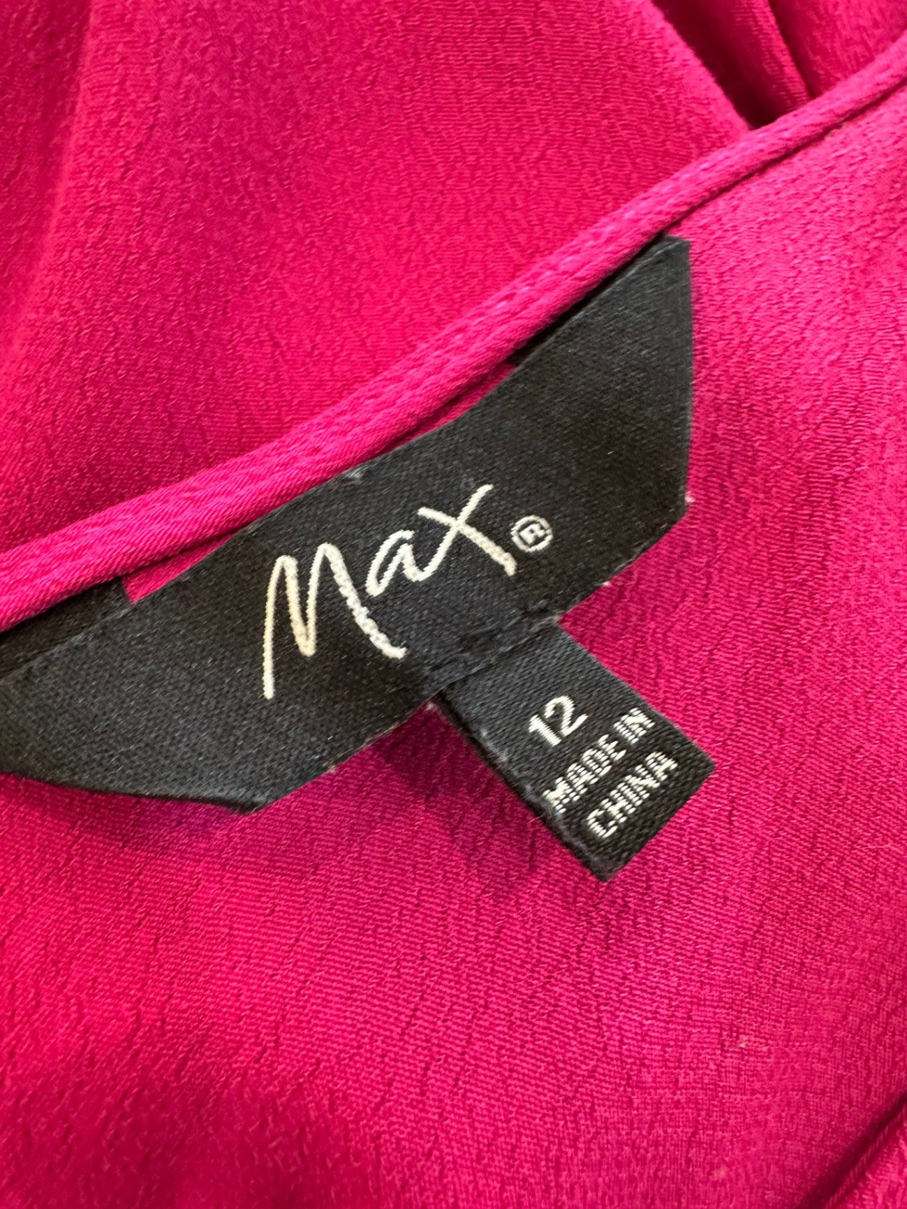 [SALE] Max Fuchsia Pink Dress Women Elegant Stylish Party Evening Wear Size 12