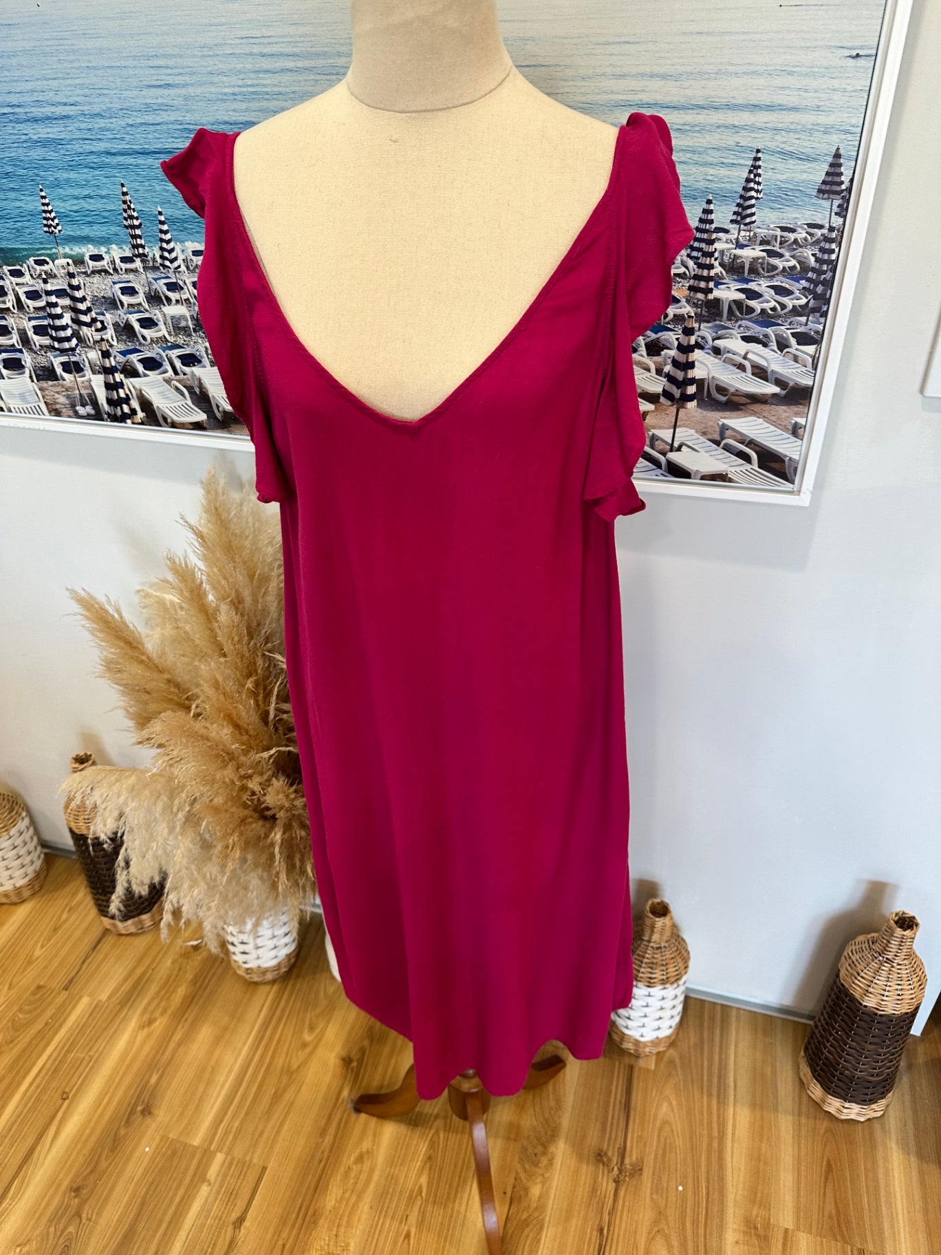 [SALE] Max Fuchsia Pink Dress Women Elegant Stylish Party Evening Wear Size 12