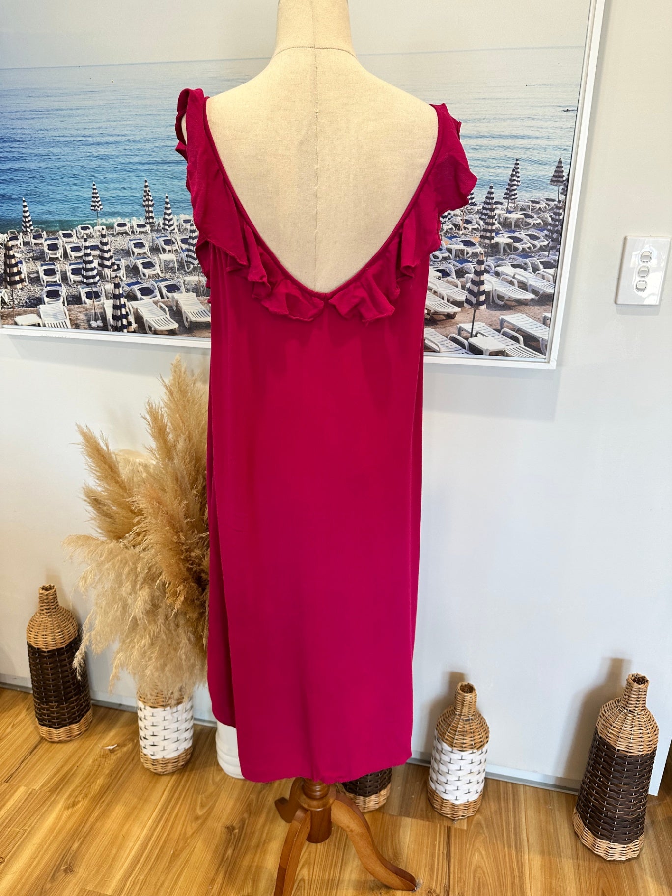 [SALE] Max Fuchsia Pink Dress Women Elegant Stylish Party Evening Wear Size 12