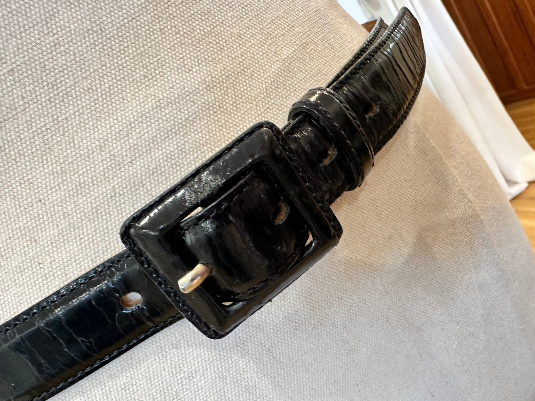 [SALE] Country Road - Black Leather Belt
