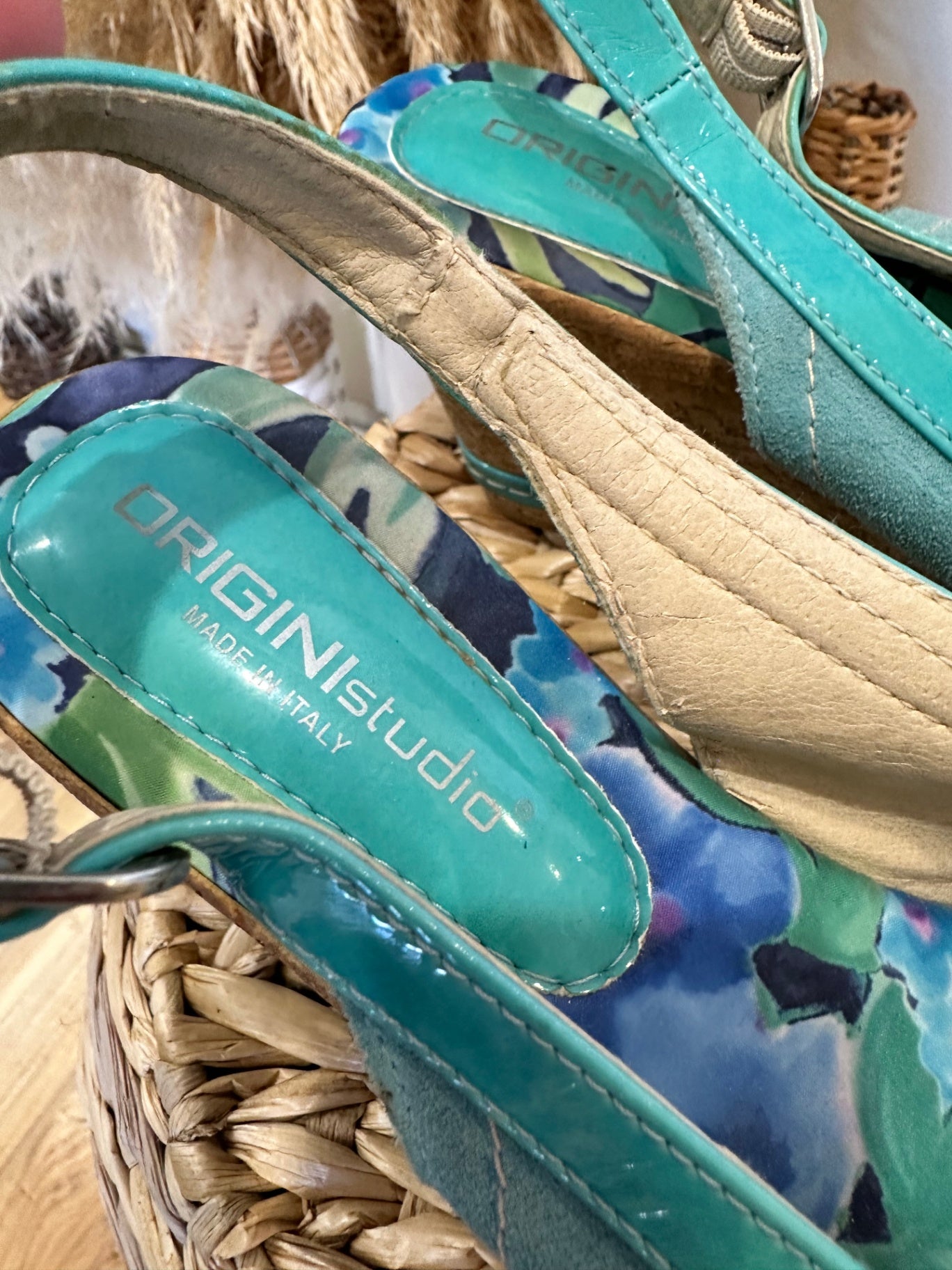[SALE] Origin Studio - Platform Sandals - Size EU 39 Aqua