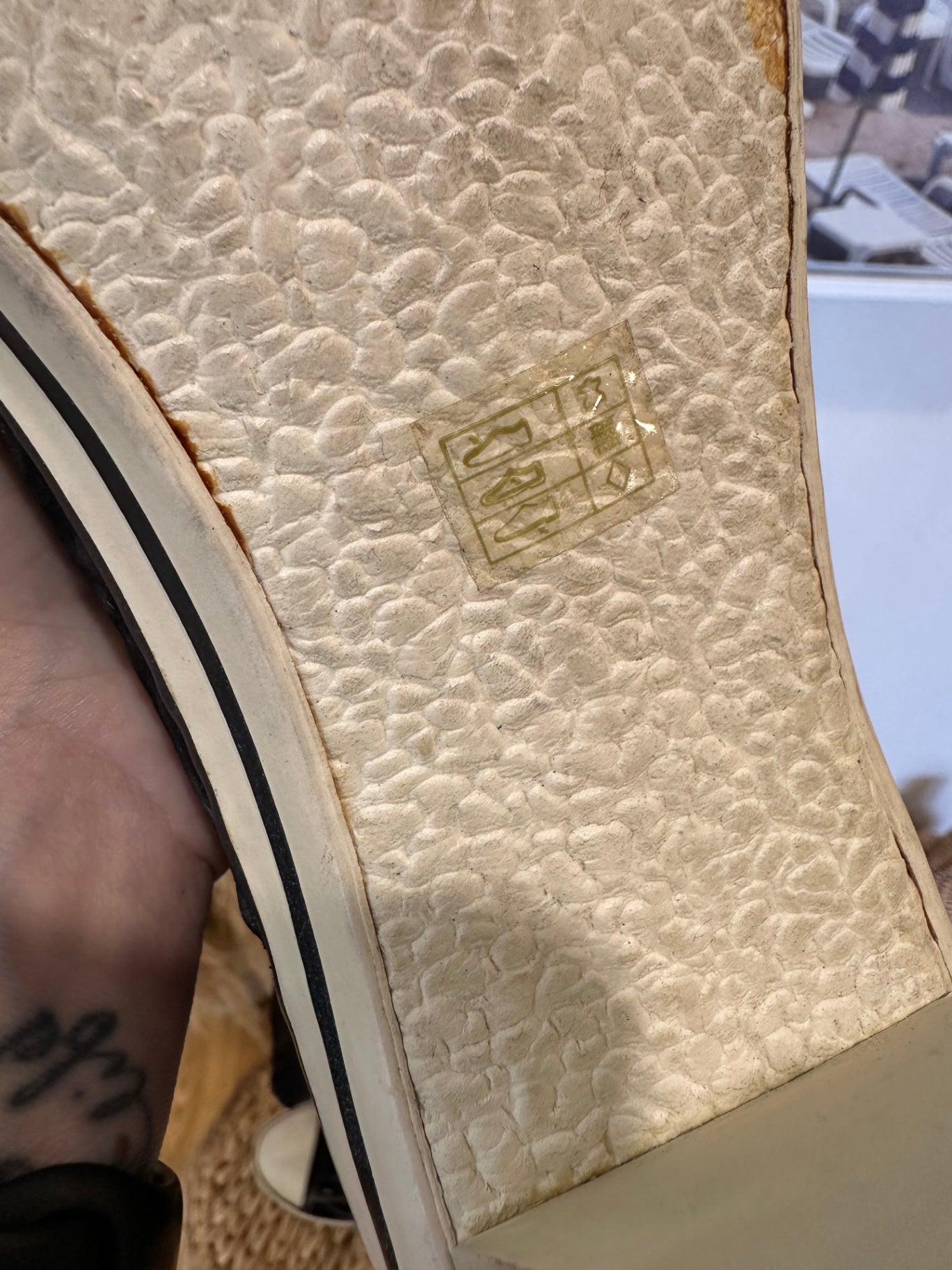 [SALE] Diesel Heels - Size 39 - Black / Cream