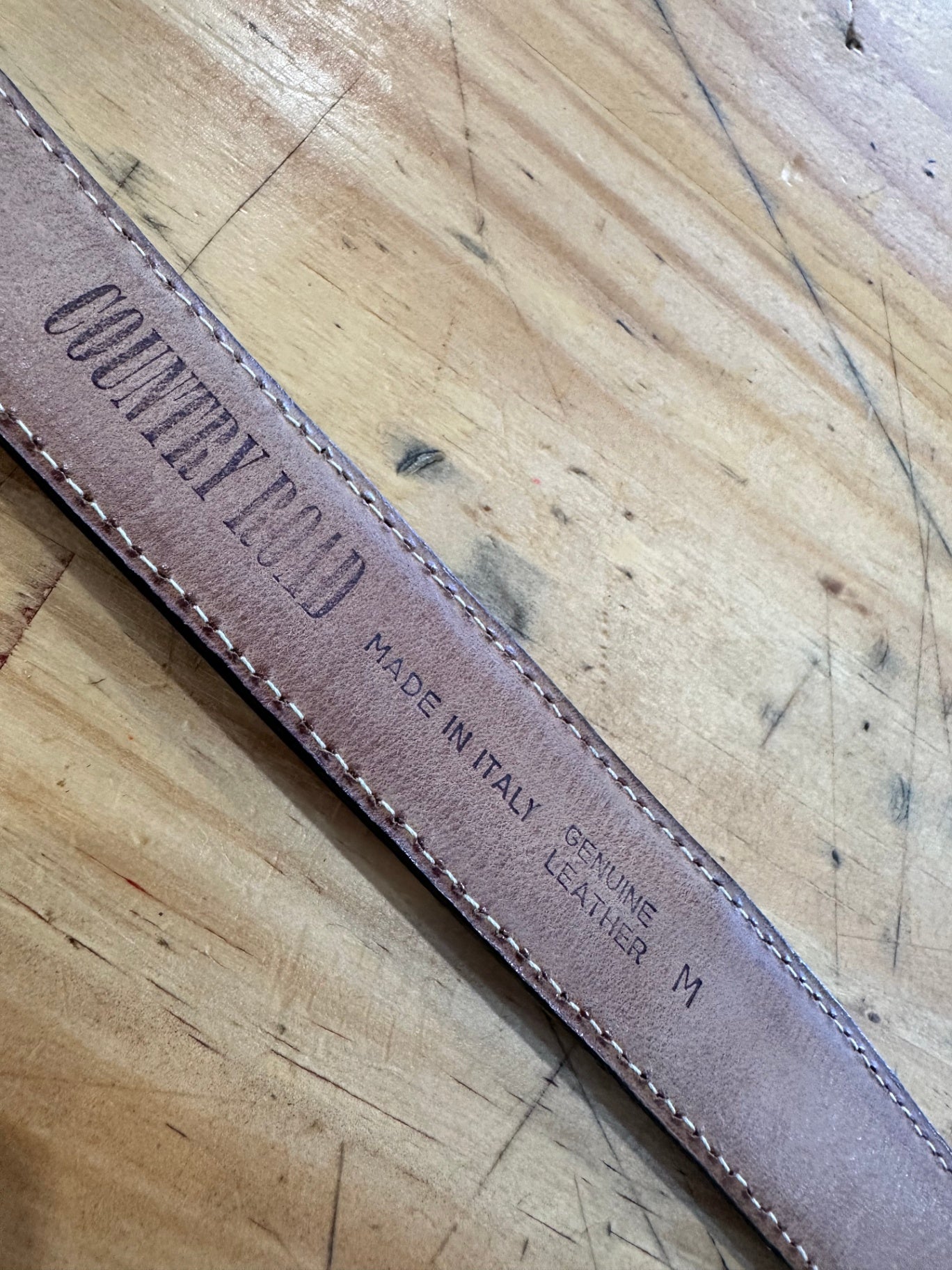 [SALE] Country Road - Black Leather Belt