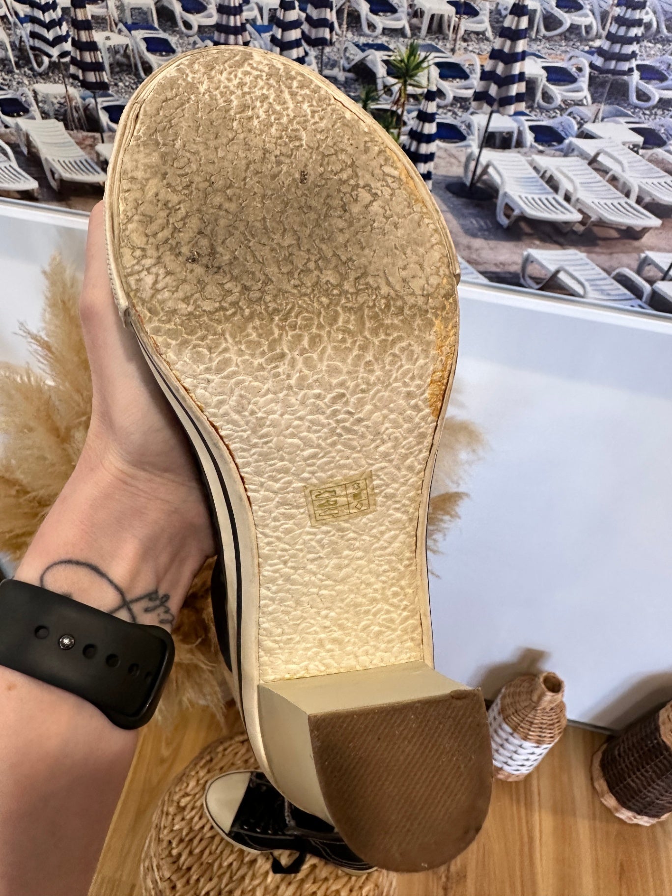 [SALE] Diesel Heels - Size 39 - Black / Cream