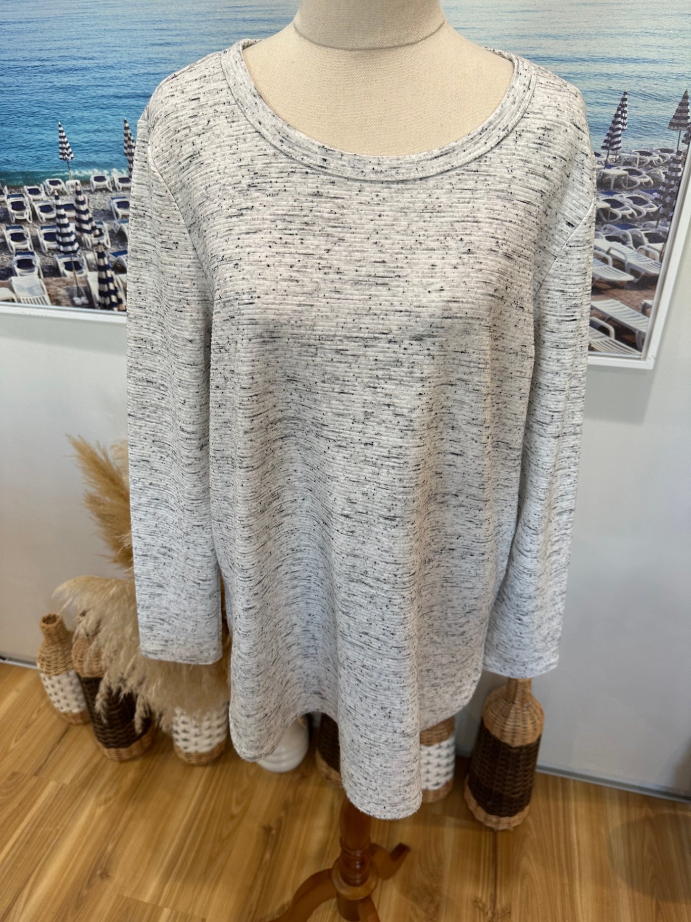 [SALE] Sussan Top Medium Marle Grey