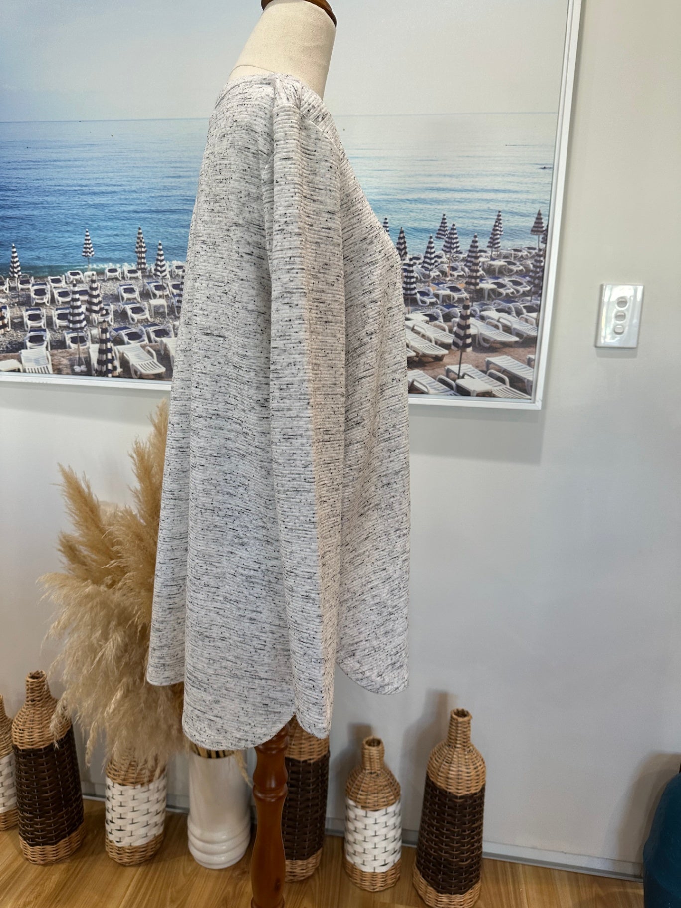 [SALE] Sussan Top Medium Marle Grey