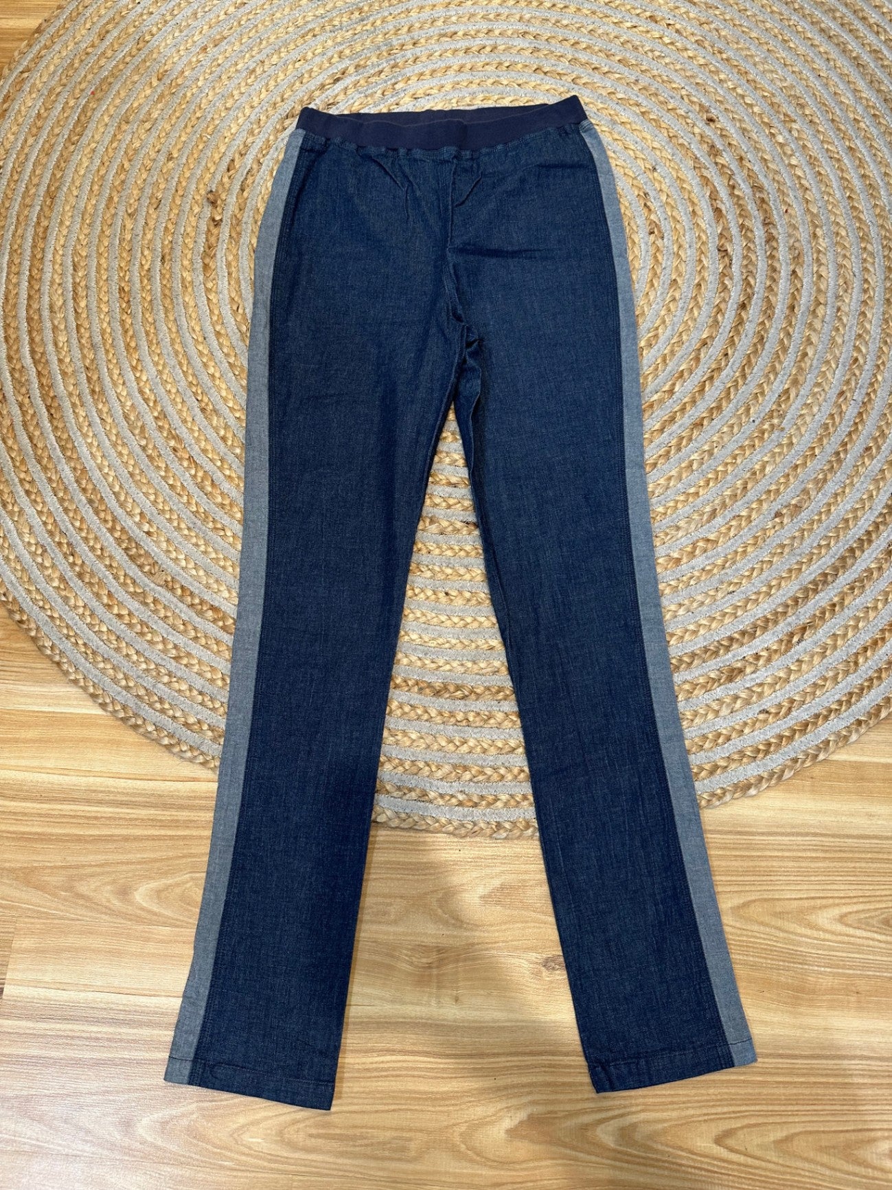 [SALE] Bounce Pants Medium Dark blue w Stripe