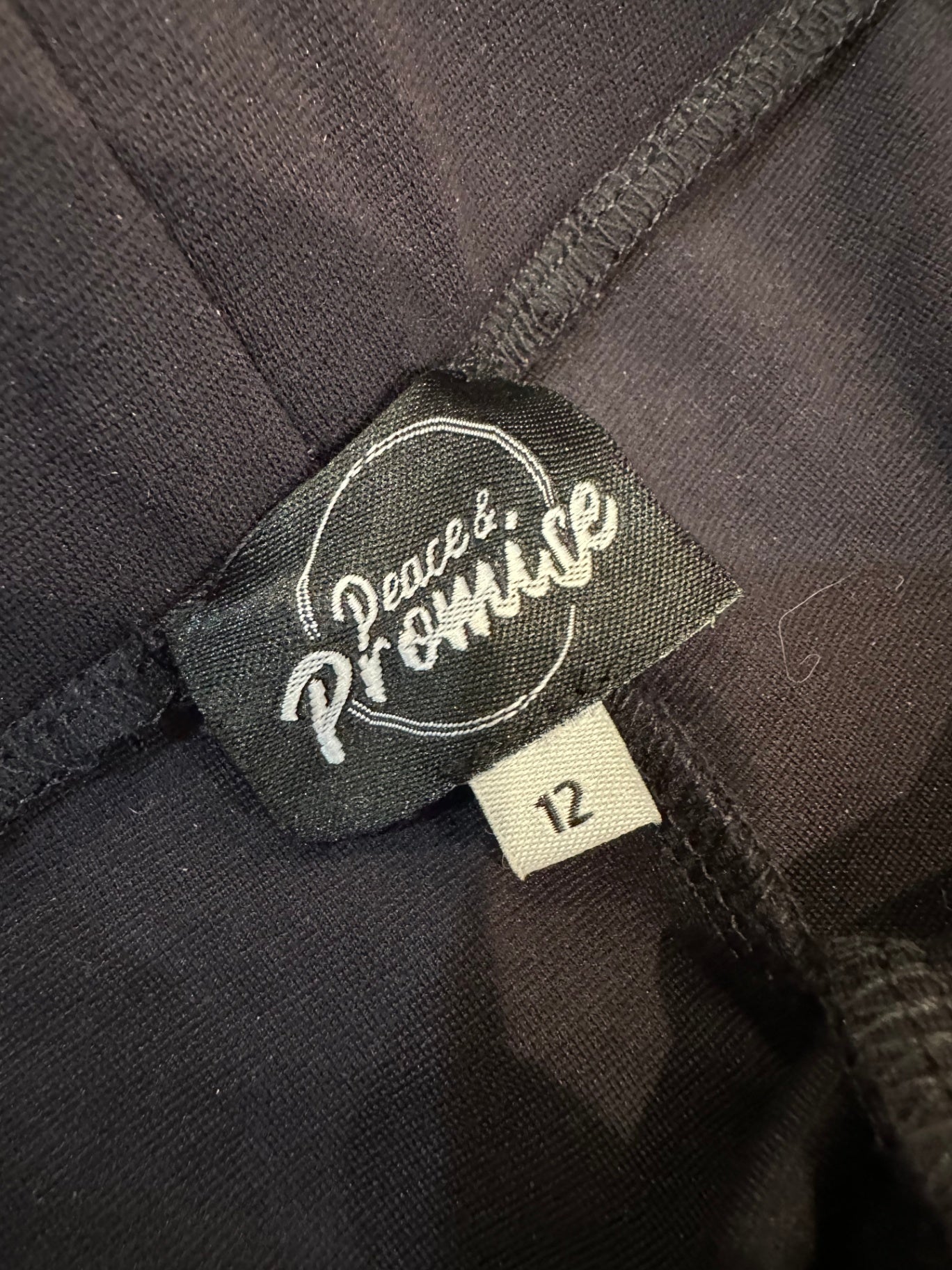 [SALE] Peace Angel Pants 12 Black
