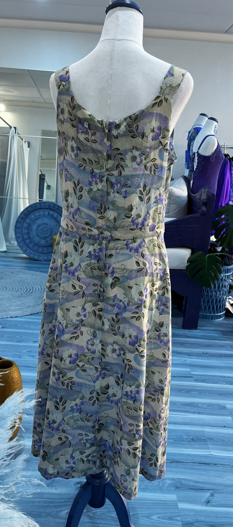 [SALE] Horrockses Fashions Dress – Size 16 – Multicolour Vintage Style Print