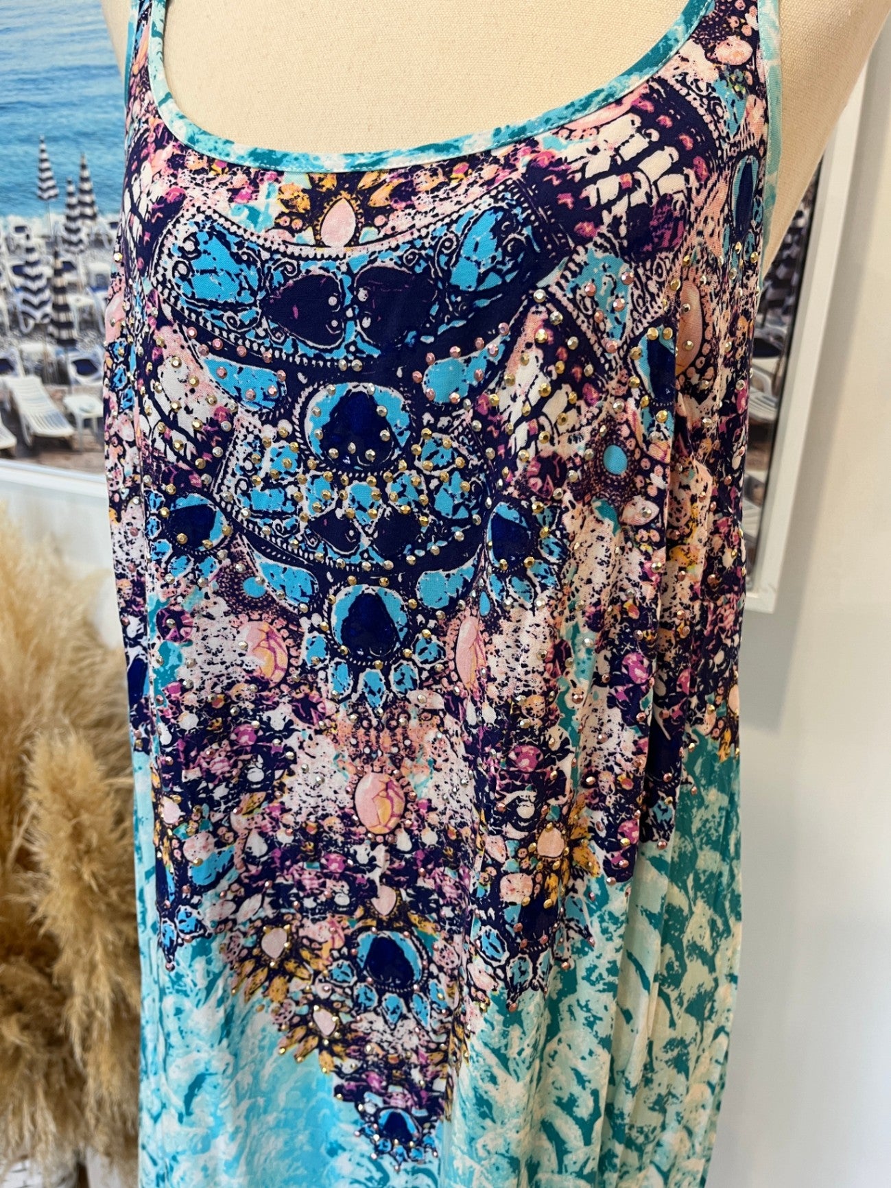 [SALE] Millers Dress 10 Blue, Pink, Purple, White