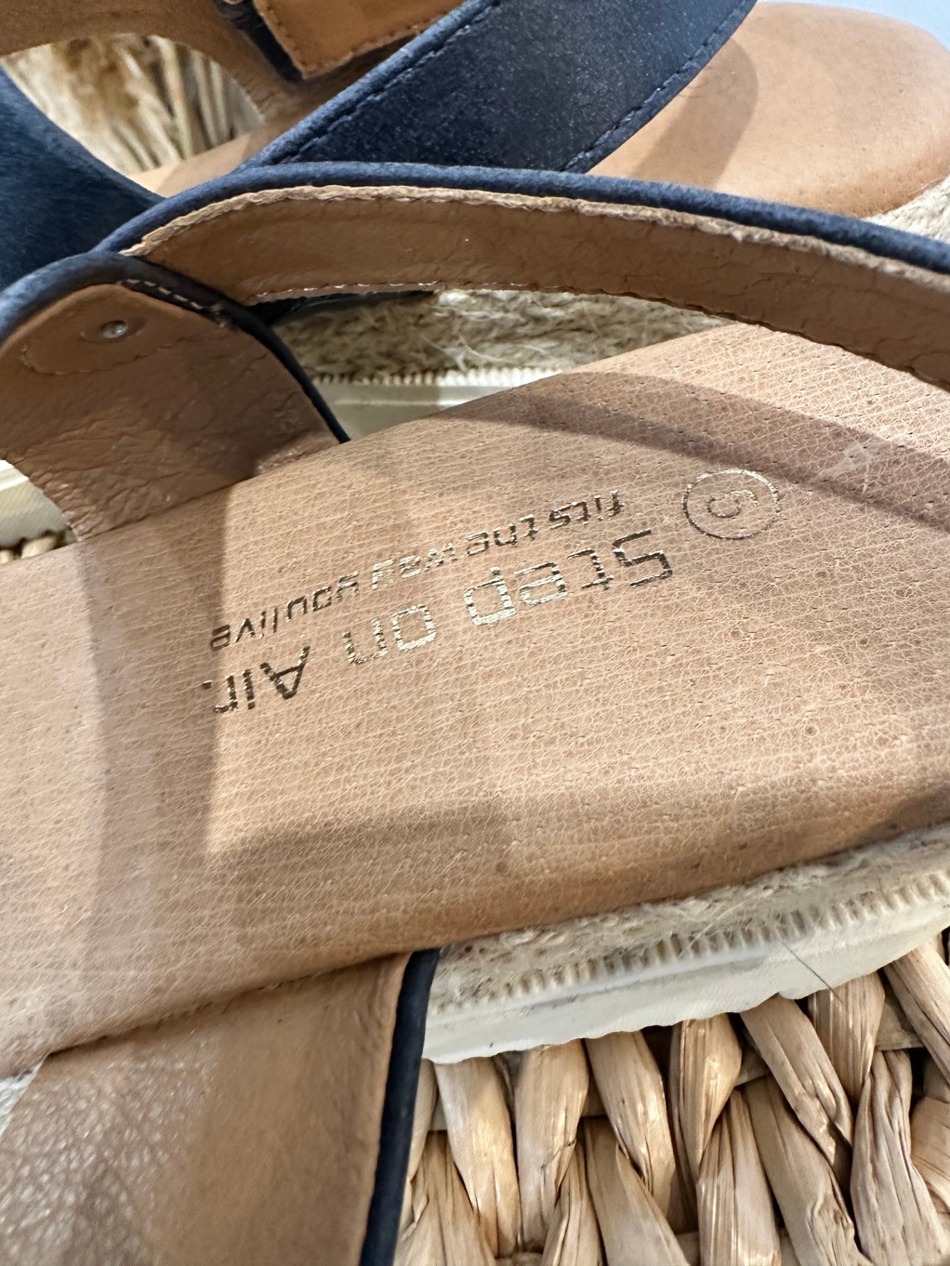 STEP ON AIR Sandals Navy