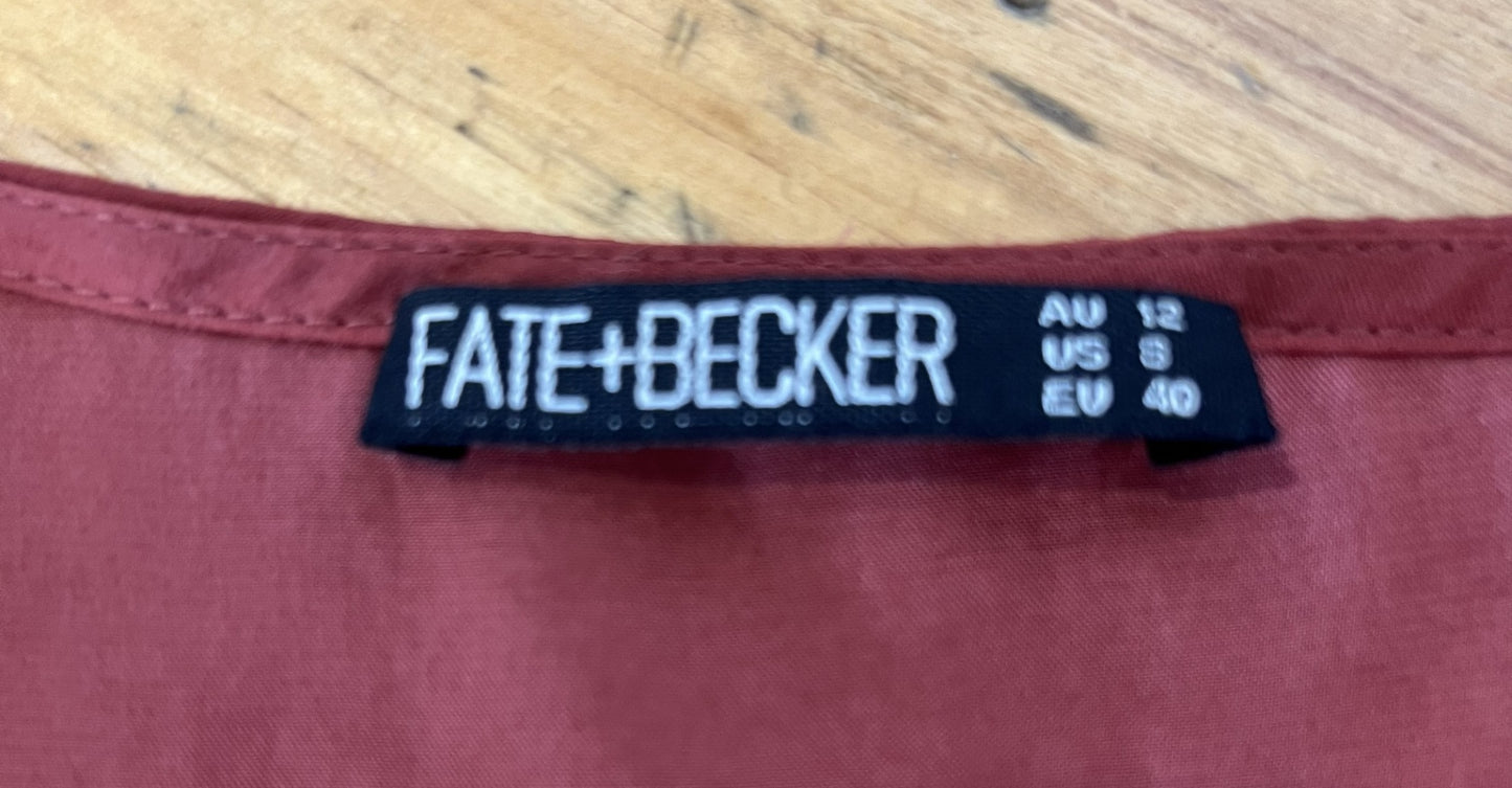 [SALE] Faith+Becker Dress Medium Rusty Red
