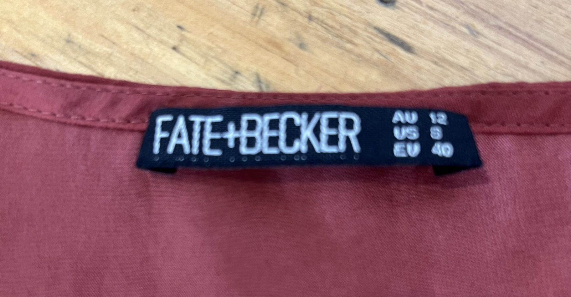 [SALE] Faith+Becker Dress Medium Rusty Red