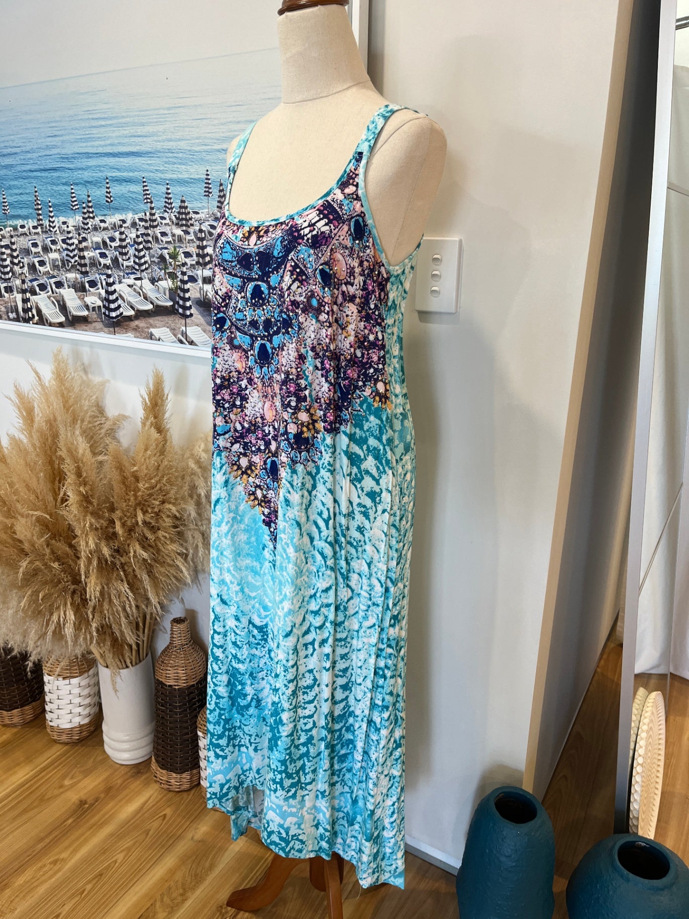 [SALE] Millers Dress 10 Blue, Pink, Purple, White