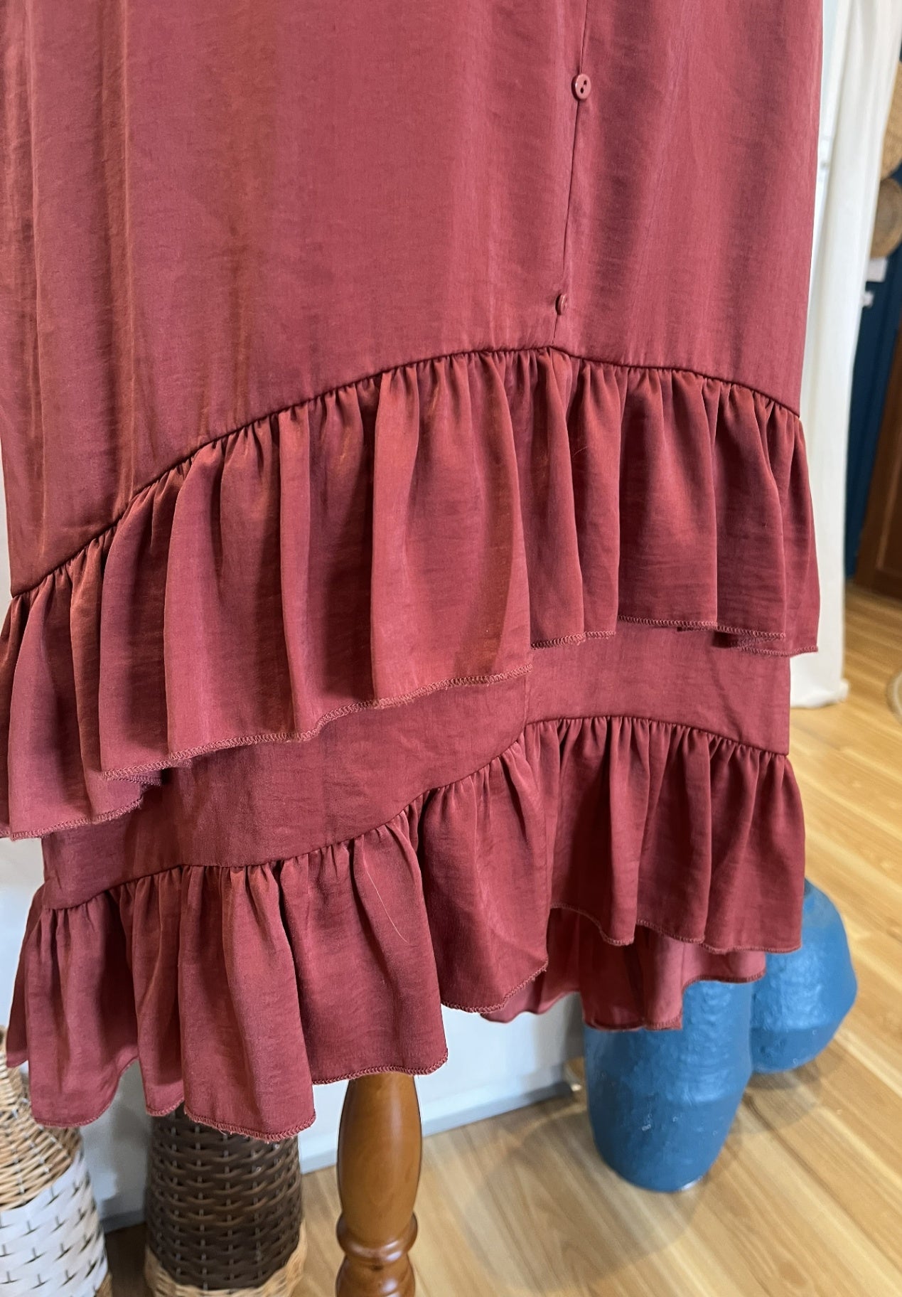 [SALE] Faith+Becker Dress Medium Rusty Red