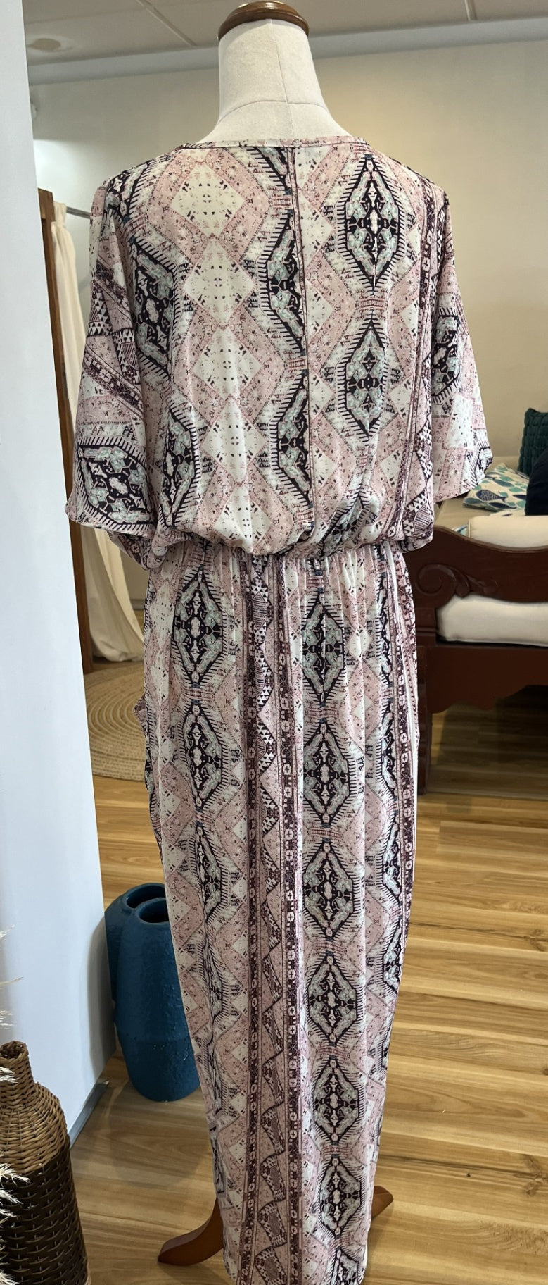 [SALE] SHEIKE Maxi Dress 12 Pink and black