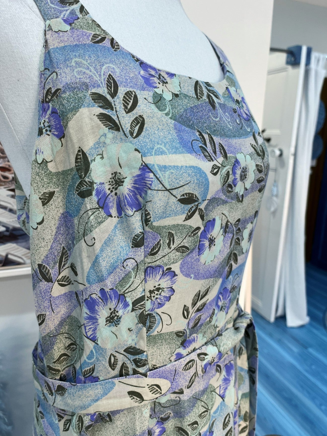 [SALE] Horrockses Fashions Dress – Size 16 – Multicolour Vintage Style Print
