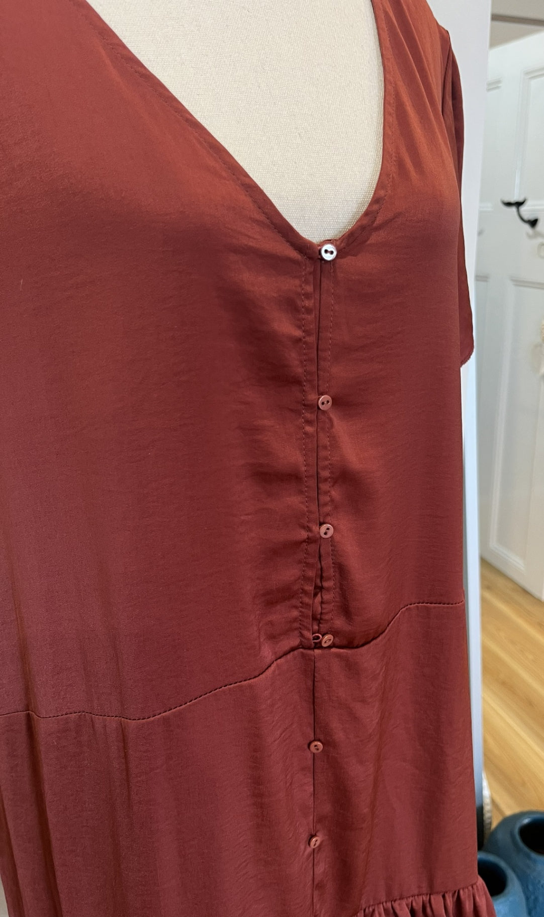 [SALE] Faith+Becker Dress Medium Rusty Red