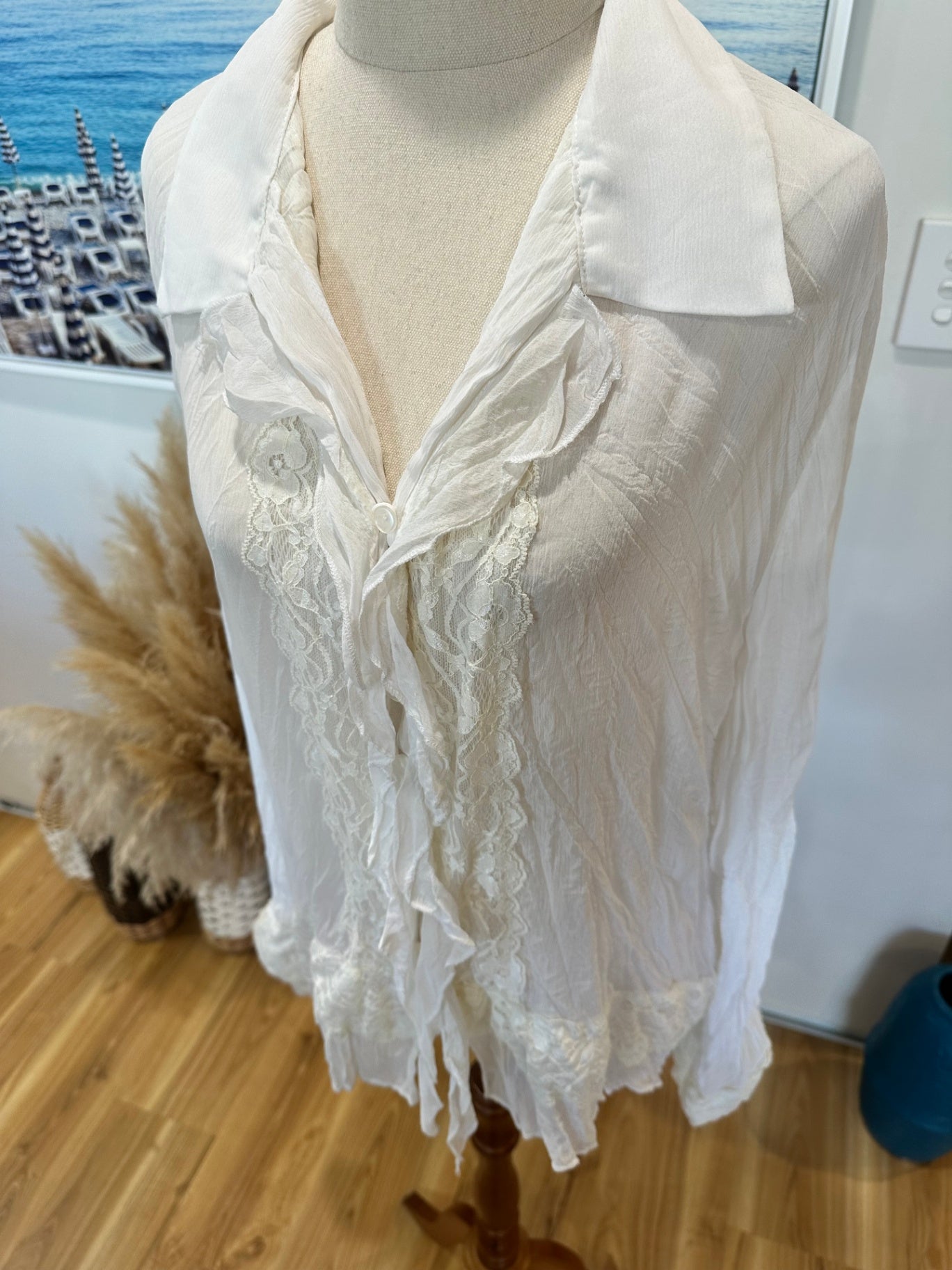 [SALE] Ellea J Blouse 18 Cream