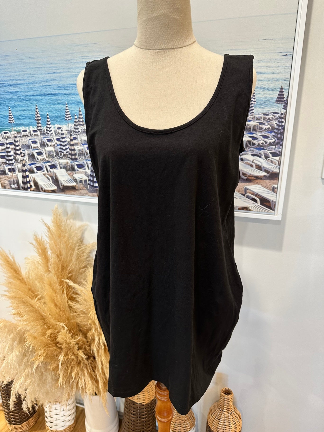 [SALE] City Chic Singlet 16 Black