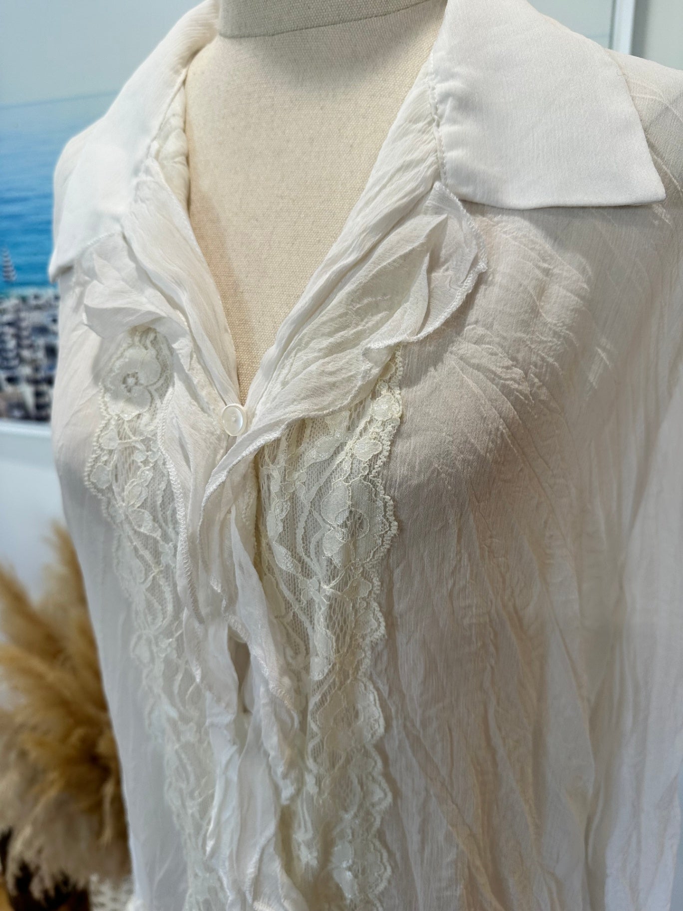 [SALE] Ellea J Blouse 18 Cream