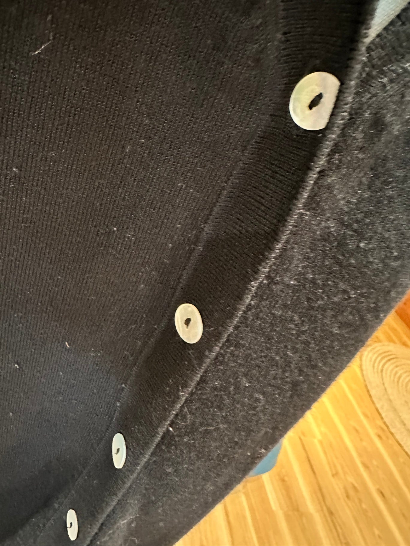 [SALE] Suzanne Grace Short Sleeve Cardigan Small Black